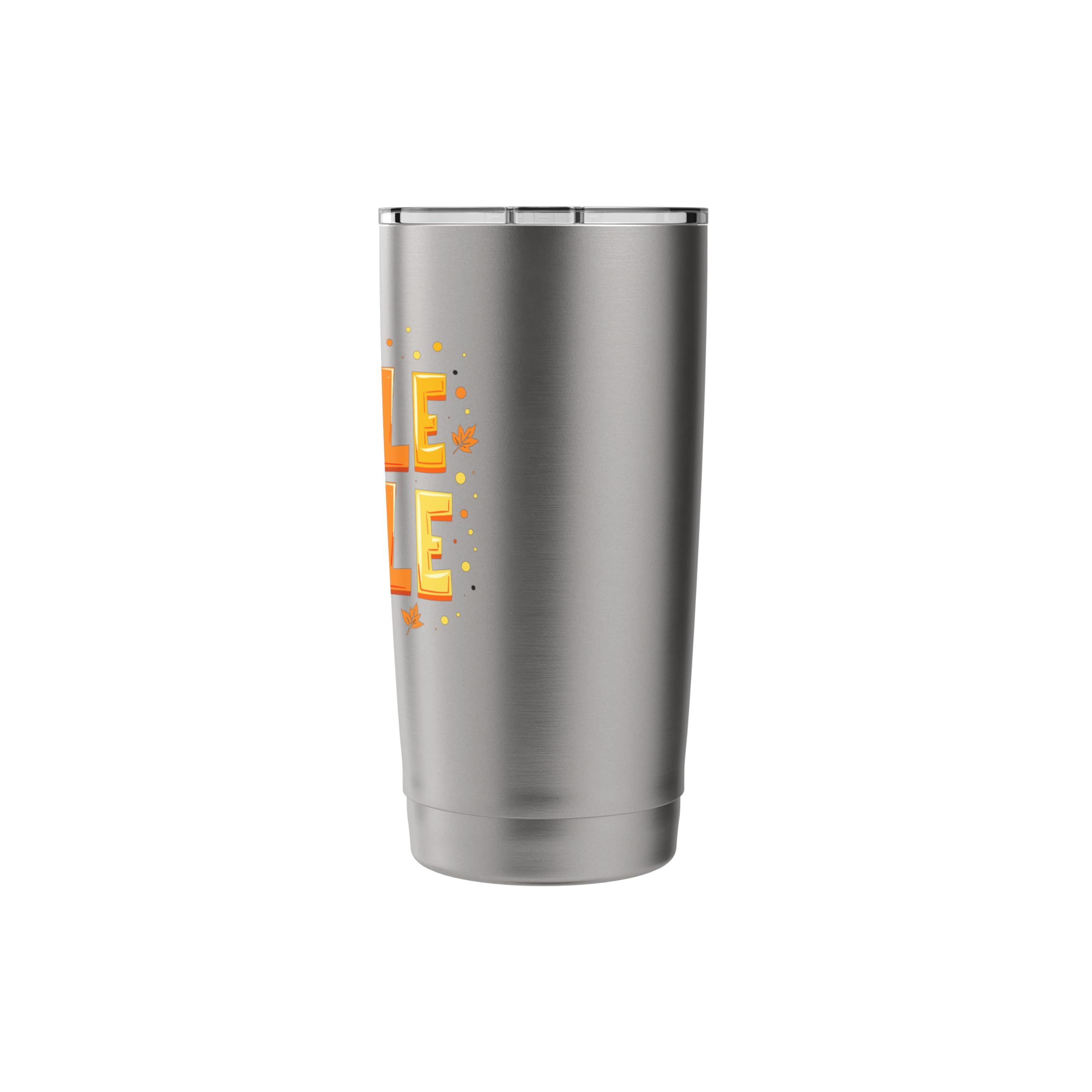 Funny Pilgrim Turkey Gobble Gobble Thanksgiving Thankful Stainless Steel Insulated Tumbler - 20oz Double Wall Vacuum Insulated Travel Mug for Coffee & Tea - Perfect for Thanksgiving Parties, Office Gifts & Holiday Gatherings