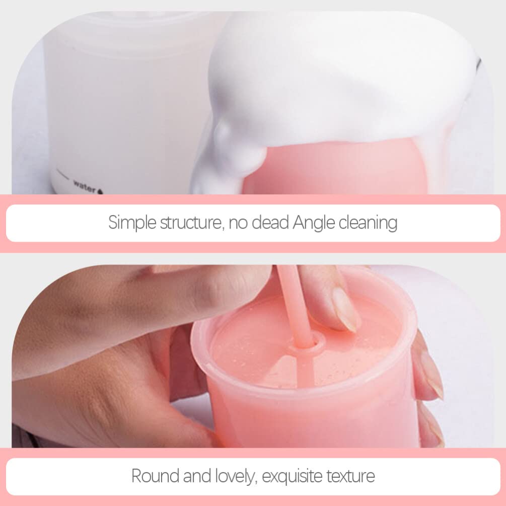 6-Piece Manual Face Wash Foam Maker Set - Handheld Facial Foam Cup & Rich Cream Bubble Maker for Deep Cleansing | Travel & Home Skincare Tool for Gentle Exfoliation & Daily Beauty Routine