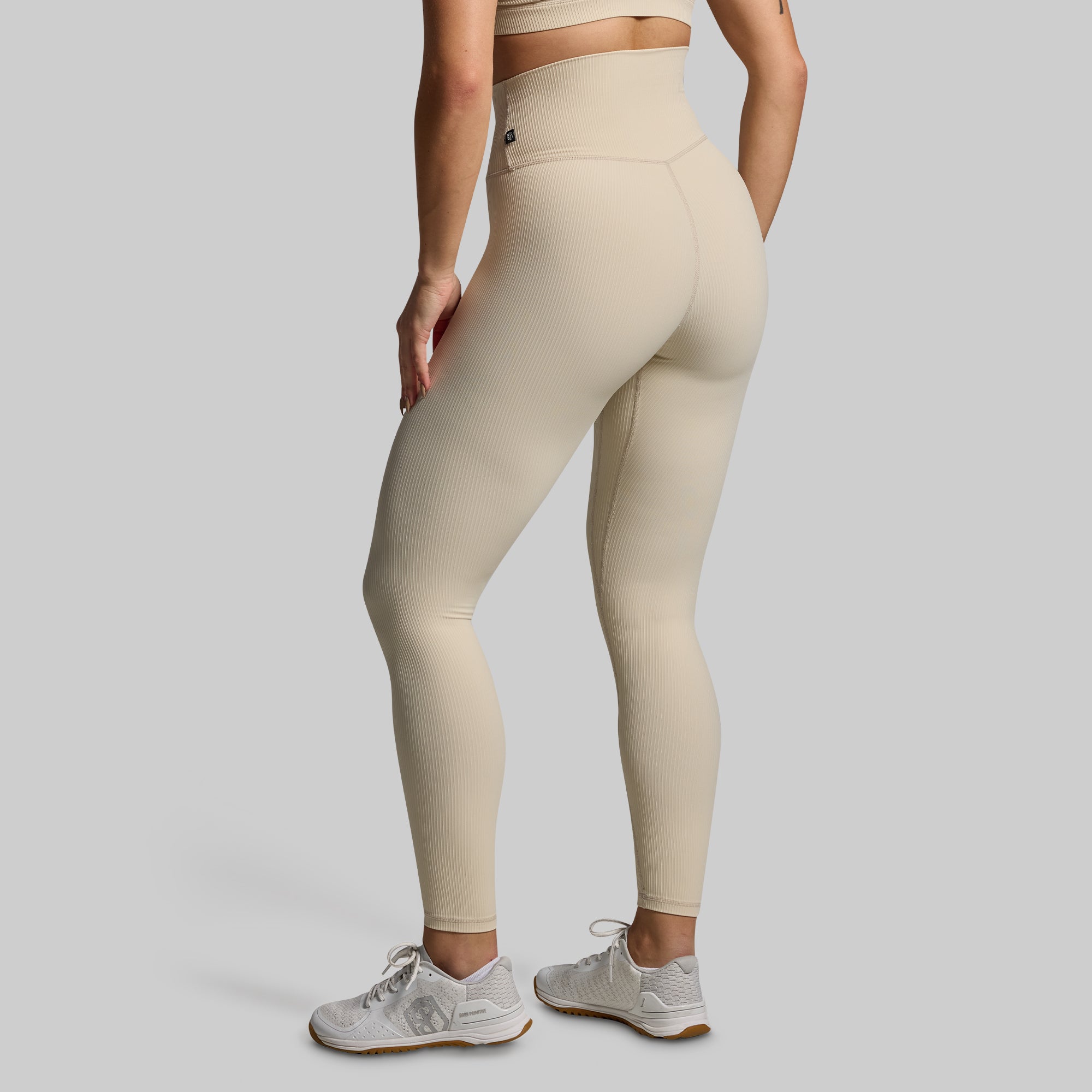Limitless High-Waisted Yoga Leggings for Women - Oatmeal Color - Stretchy, Breathable & Comfortable Workout Pants for Gym, Running & Lounge Wear
