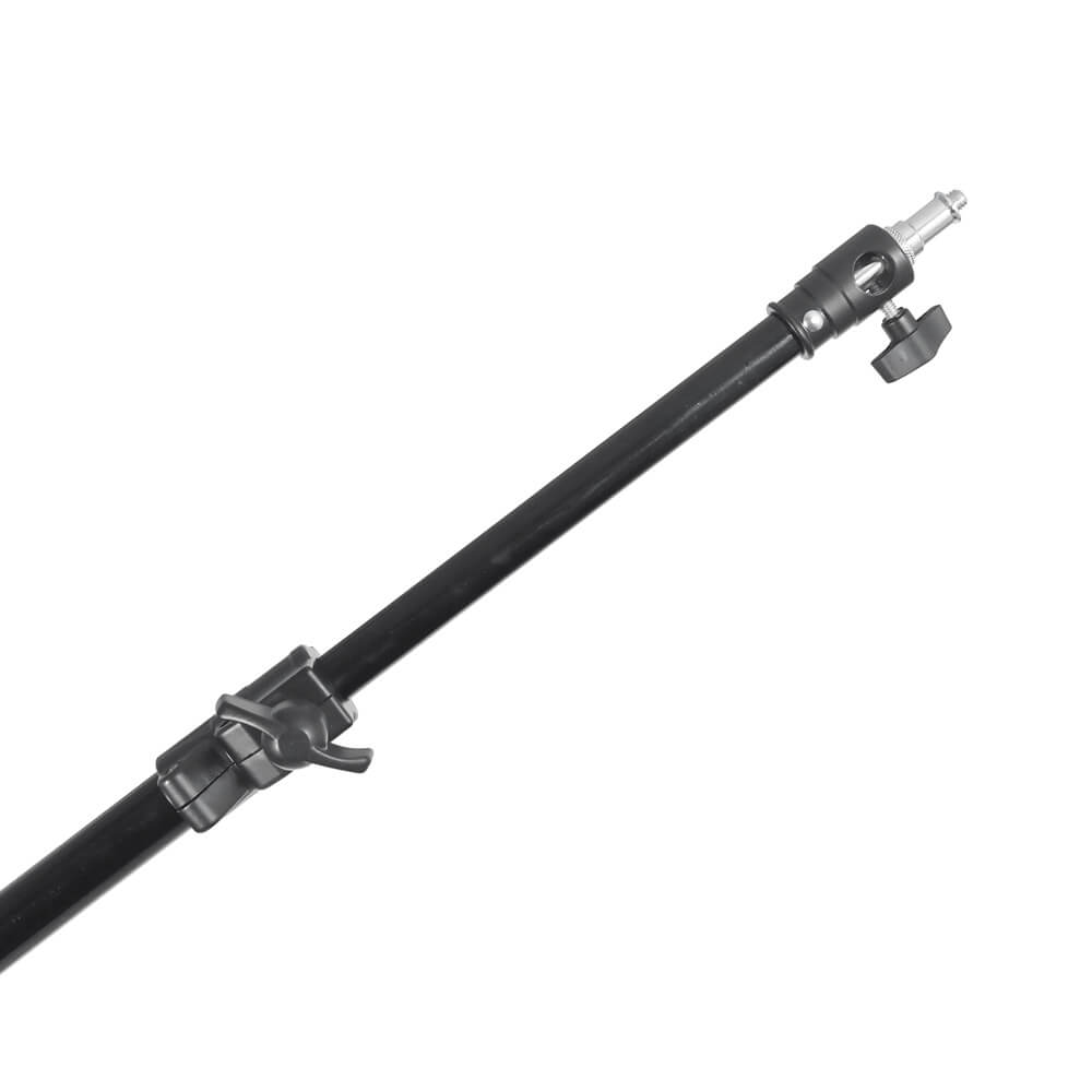 2 in 1 Compact Heavy Duty Reclined Combi Boom Stand - Professional Microphone Stand for Studio Recording & Live Performances - Perfect for Singers, Podcasters & Musicians