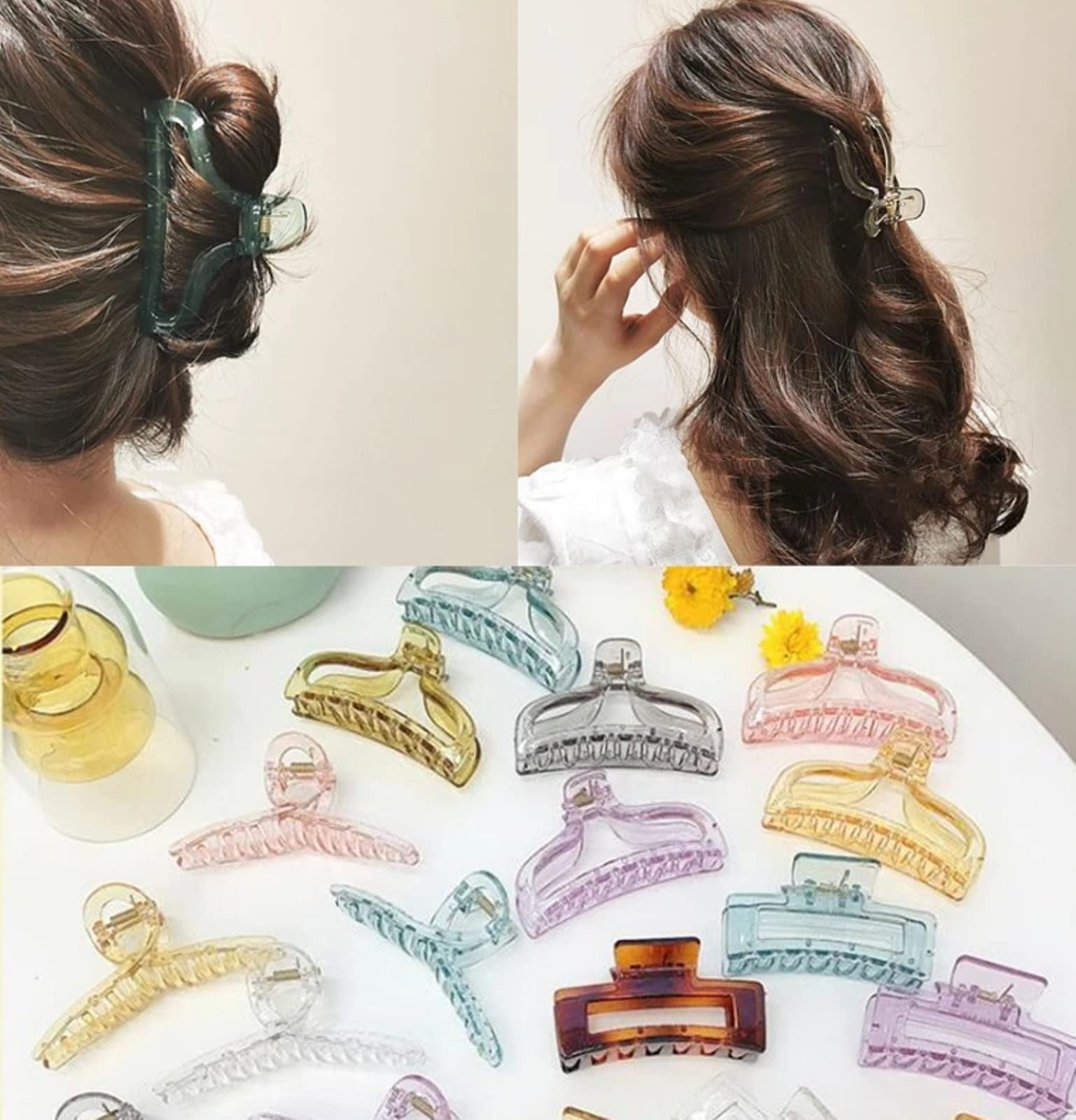 Snowpearl 10-Piece Hair Accessories Set - Satin Scrunchies, Golden Hair Clips, Pearl Hair Clips & Hair Claws for Women & Girls | Perfect for School, Work, Parties & Everyday Styling