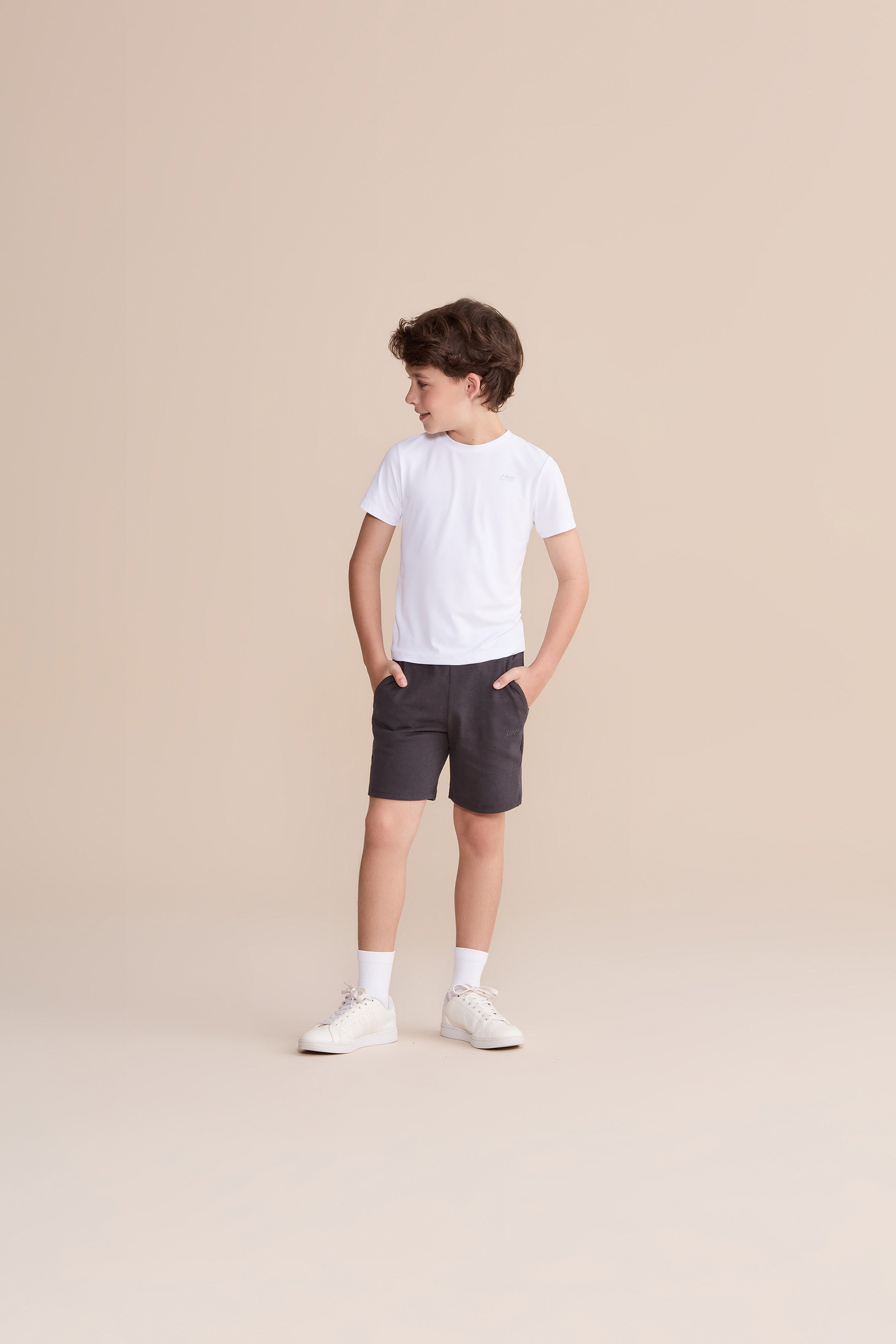 Rino Stone Kids Knit Shorts - Soft Cotton Summer Shorts for Boys & Girls - Perfect for Playtime, School & Outdoor Activities