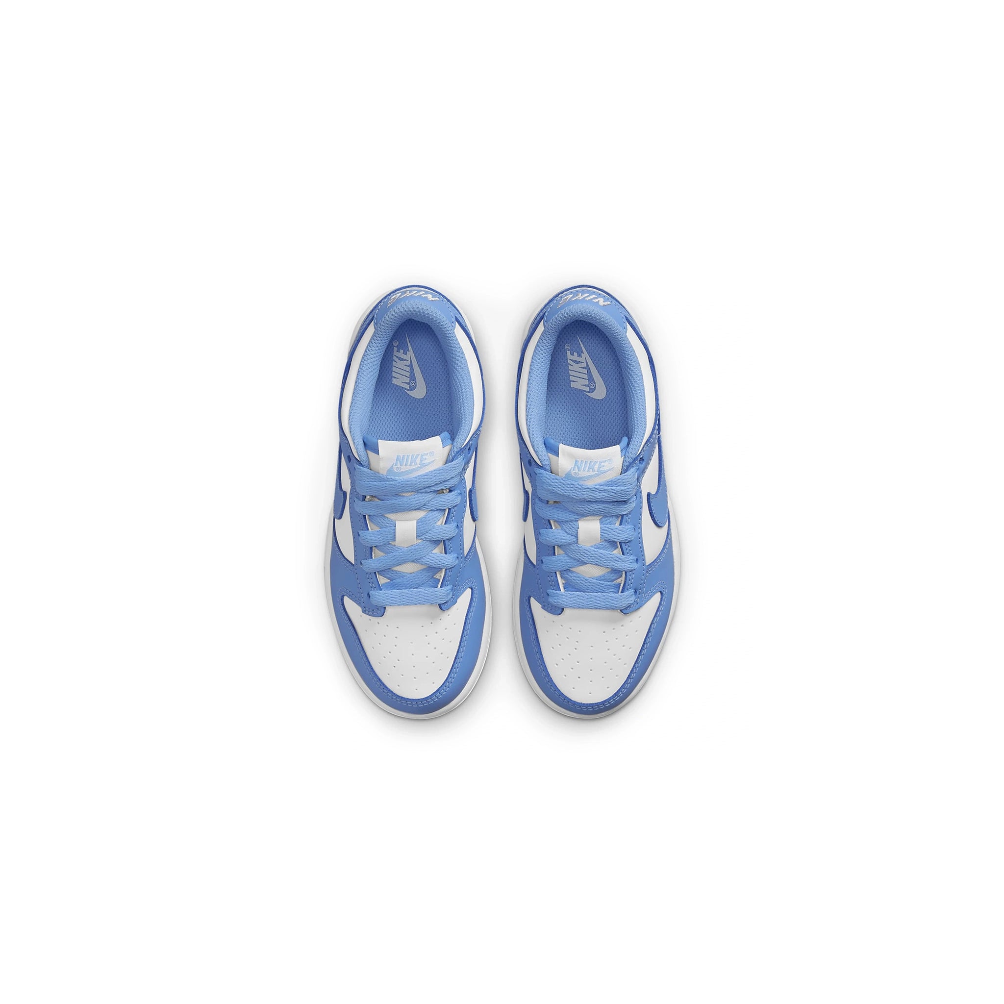 Nike Dunk Low UNC Sneakers (2021/2024) - Boys' Preschool (PS) Size - Comfortable Basketball Shoes for Kids' Sports & Casual Wear