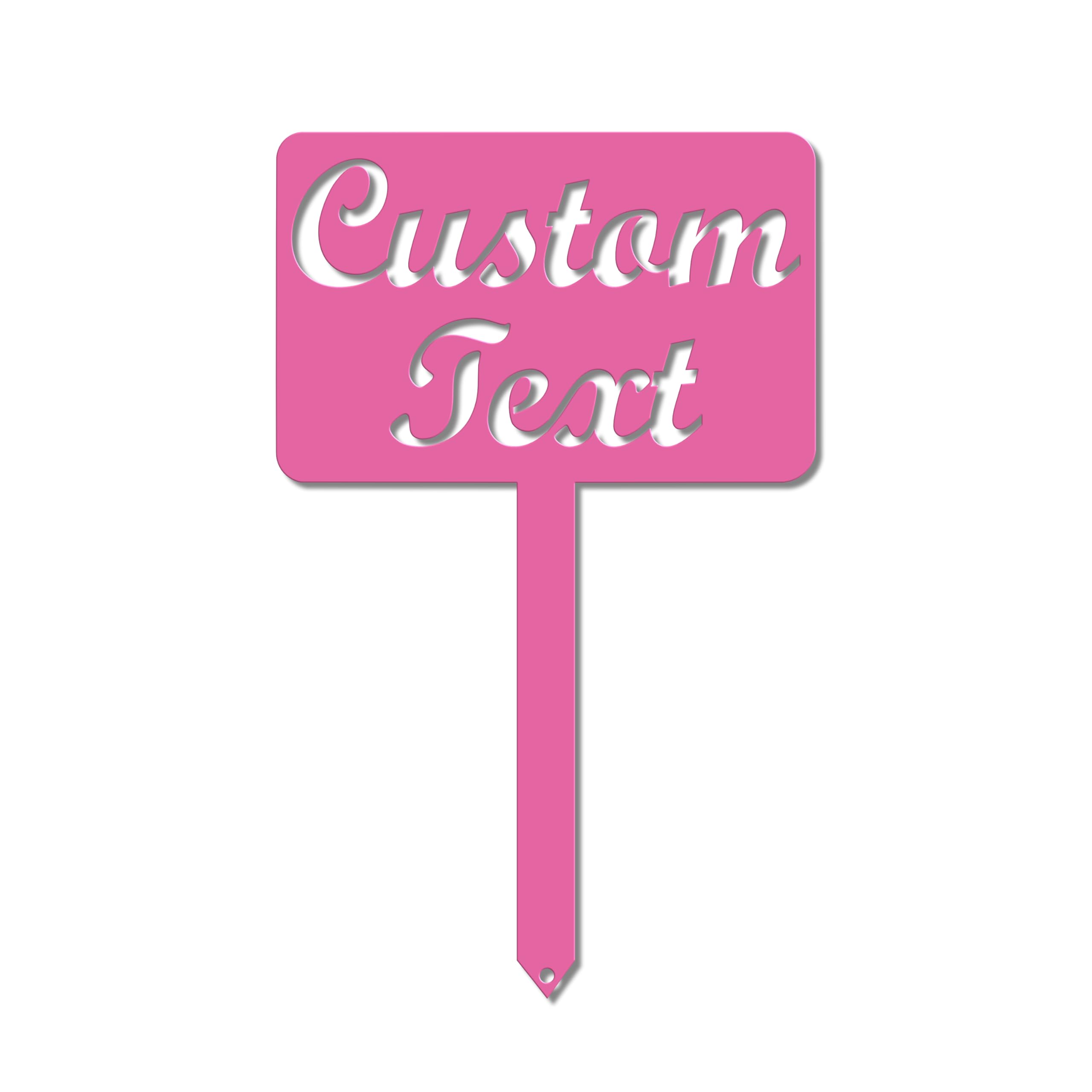 Personalized Custom Garden Sign - 23