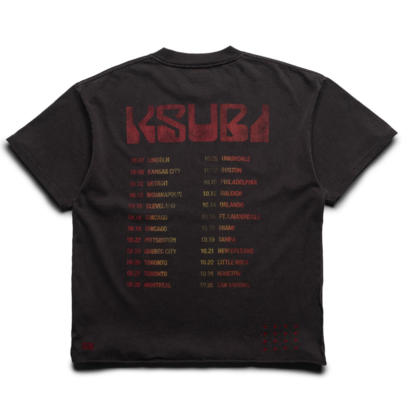 Ksubi Venom Ekcess T-Shirt for Men - Black Cotton Graphic Tee for Casual Wear & Street Style