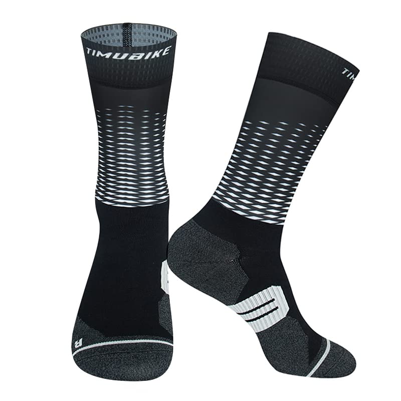 **Men's & Women's Anti-Slip Cycling Socks - Breathable MTB Bicycle Socks for Street Sports, Racing & Basketball - Perfect for Riding, Running & Gym Workouts**