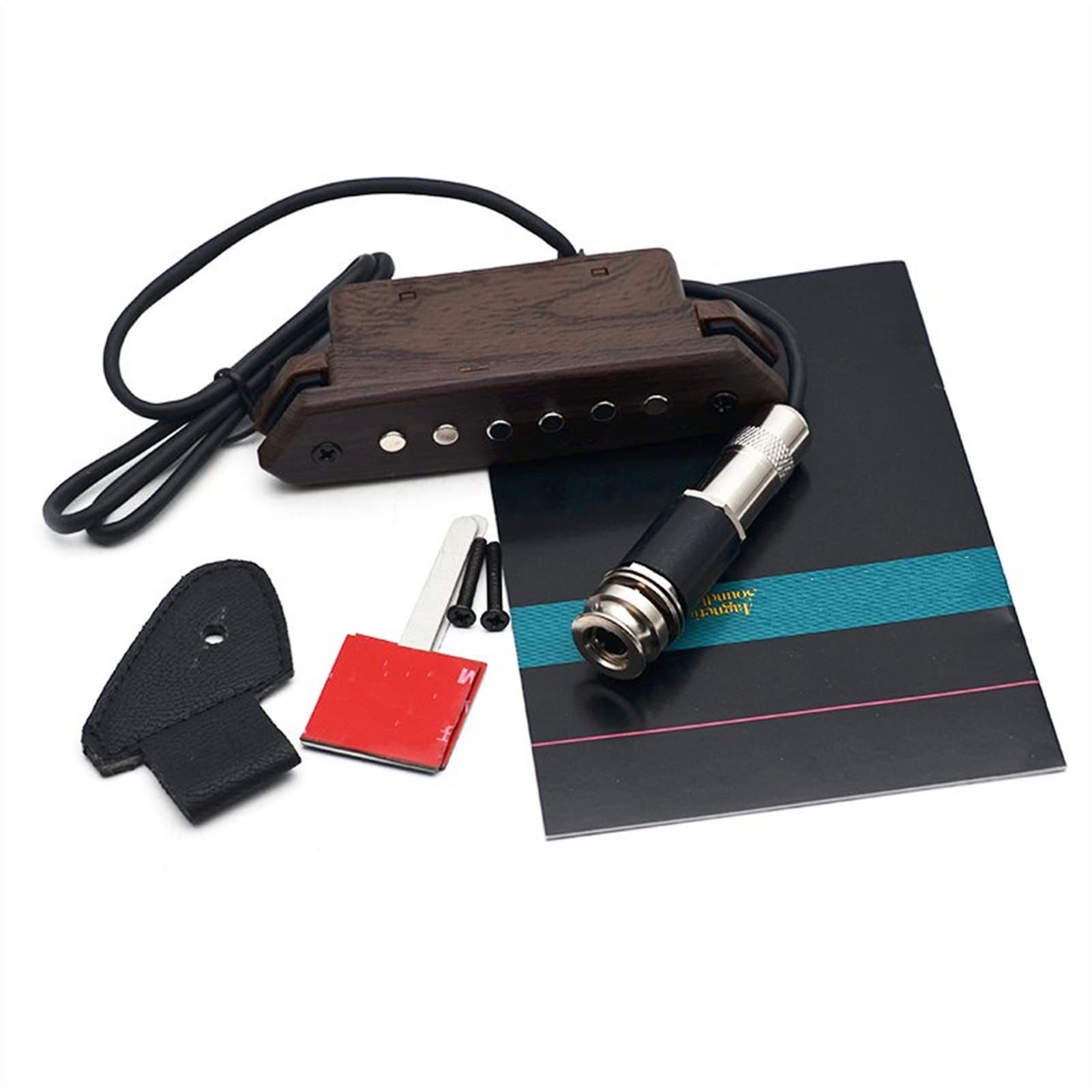 TSTS Passive Acoustic Guitar Pickup - Humbucker Soundhole Preamp with Tone & Volume Control for Clear Natural Sound | Perfect for Live Performances & Studio Recording