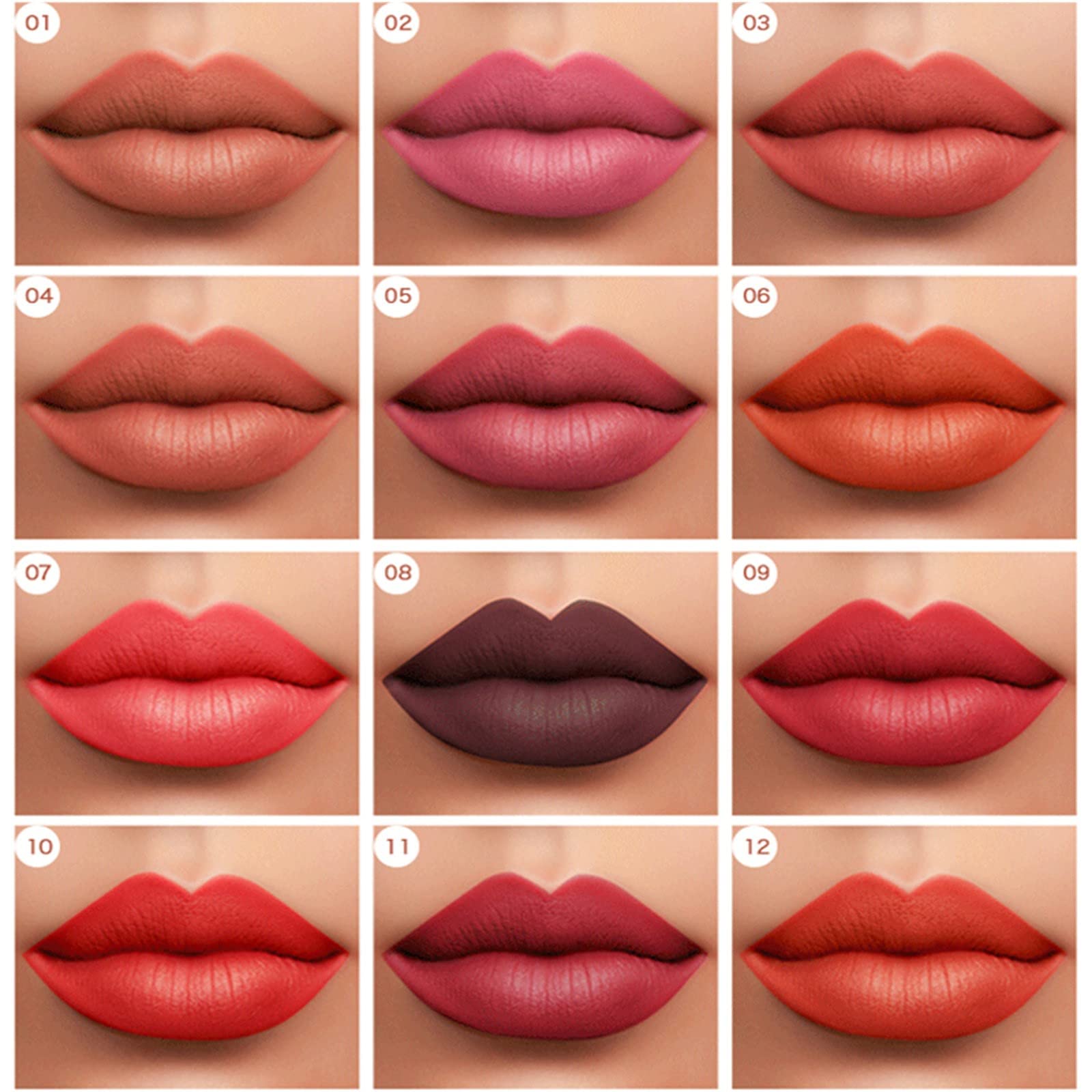 Matte Liquid Lipstick - Waterproof & Long Lasting - 2.5ml for Daily Wear