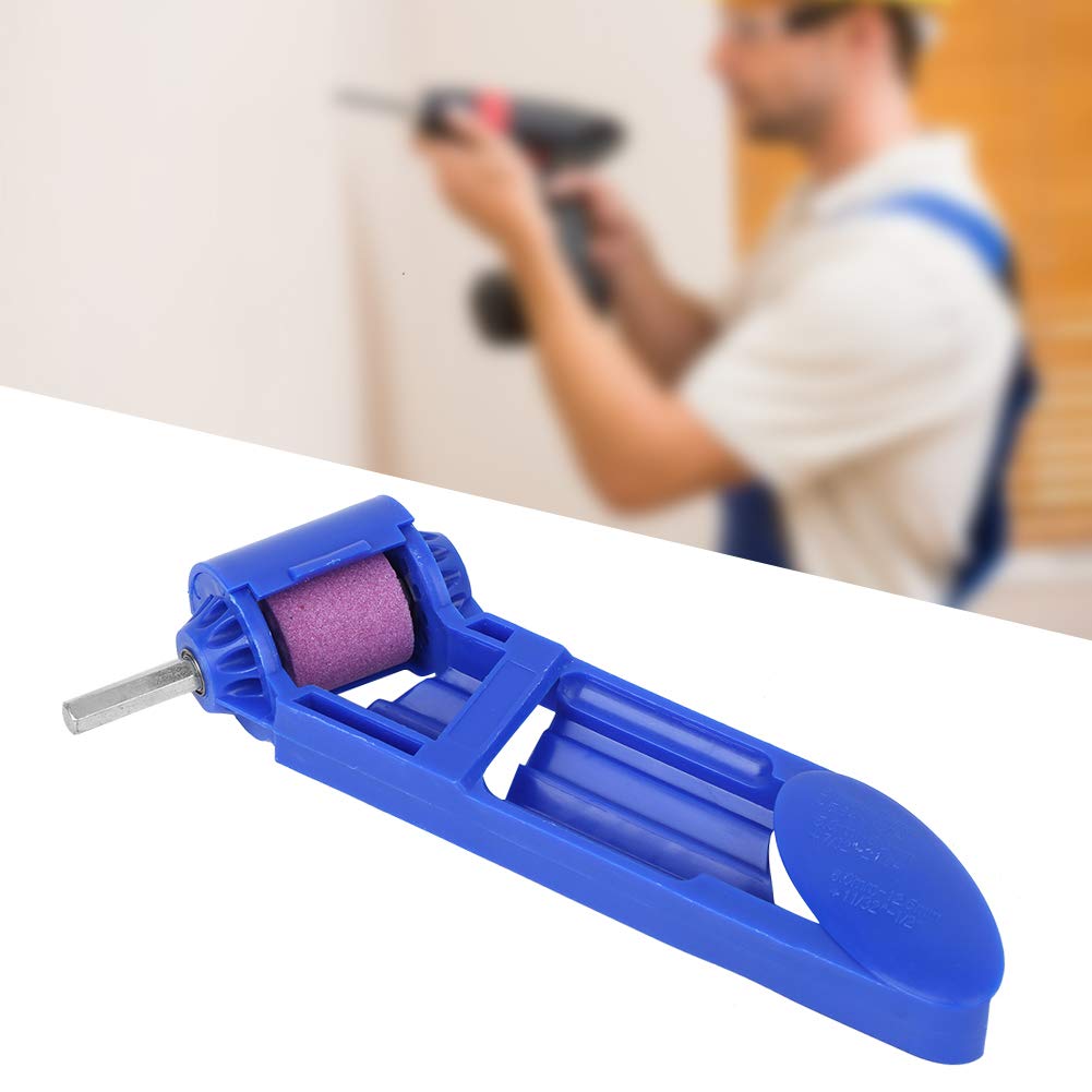 Portable Drill Bit Sharpener for Iron-Based Bits - ABS Plastic Sharpening Tool Saves Effort & Time - Perfect for Home DIY, Woodworking, and Metalworking Projects