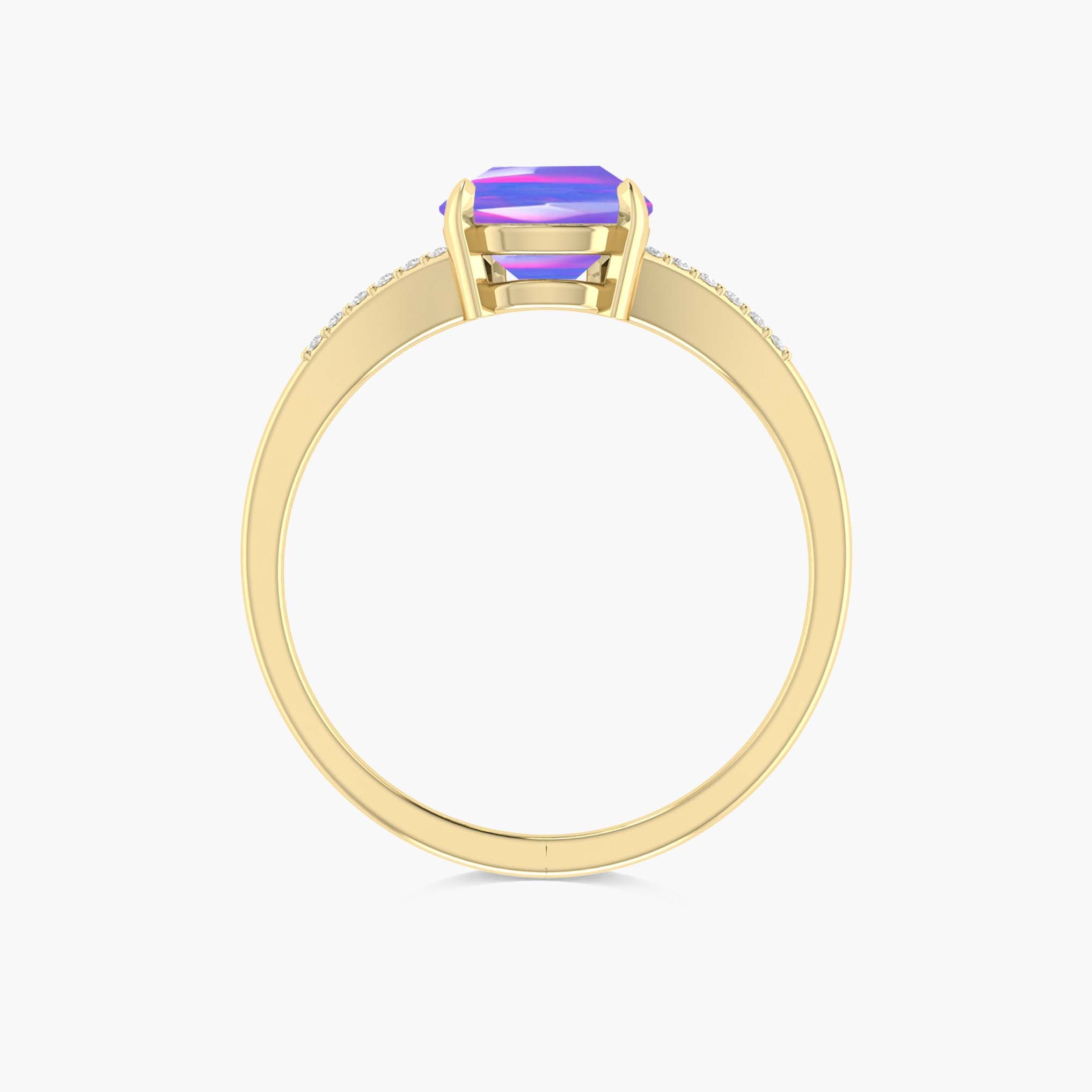 Natural Black Fire Opal Wedding & Engagement Ring for Women – Elegant Gemstone Jewelry for Brides, Anniversaries & Special Occasions