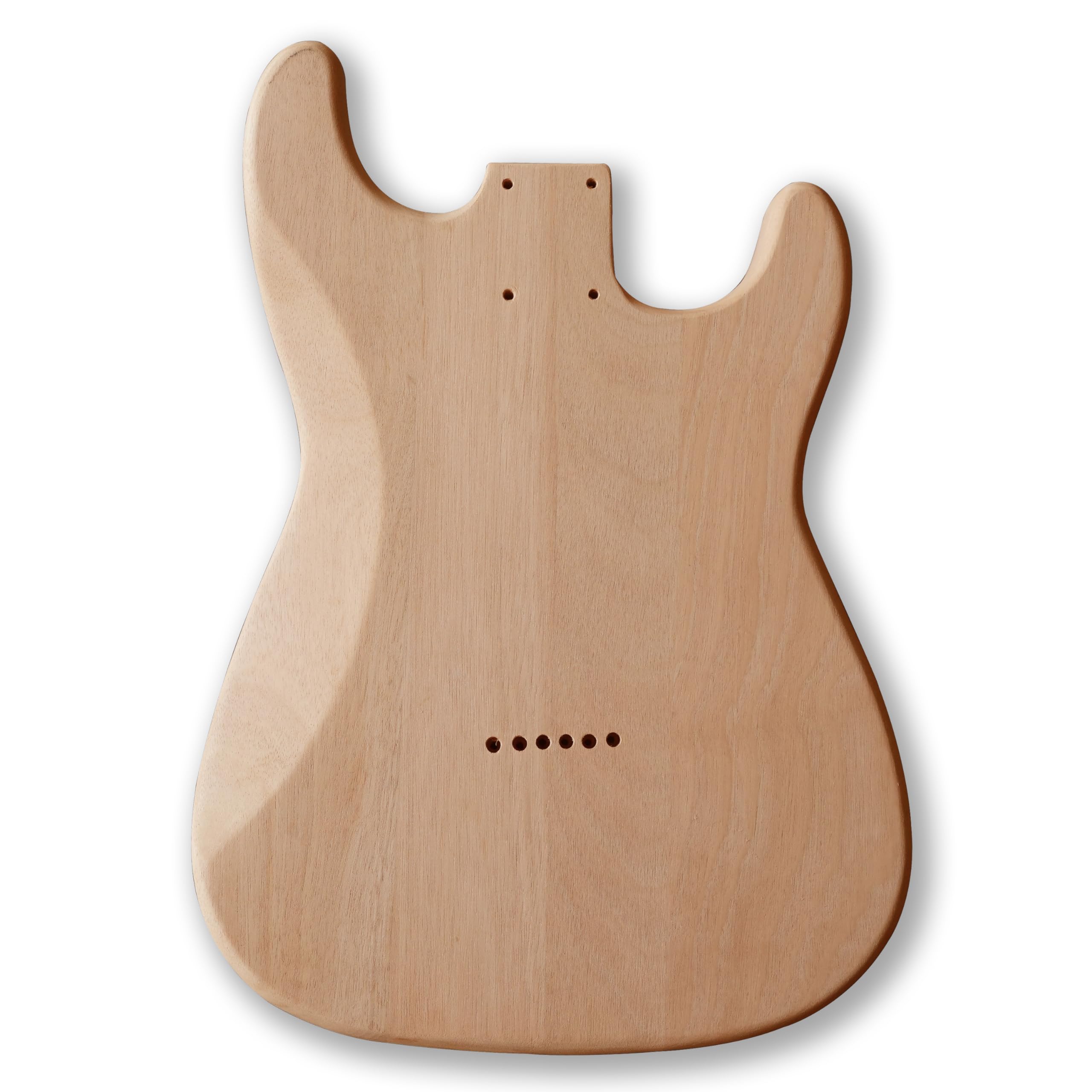BexGears DIY Left-Handed 12-String ST Style Electric Guitar Kit - Mahogany Body with Maple Neck - Build Your Own Guitar for Beginners & Musicians - Perfect for Home Studio, Live Performances & Gift Giving