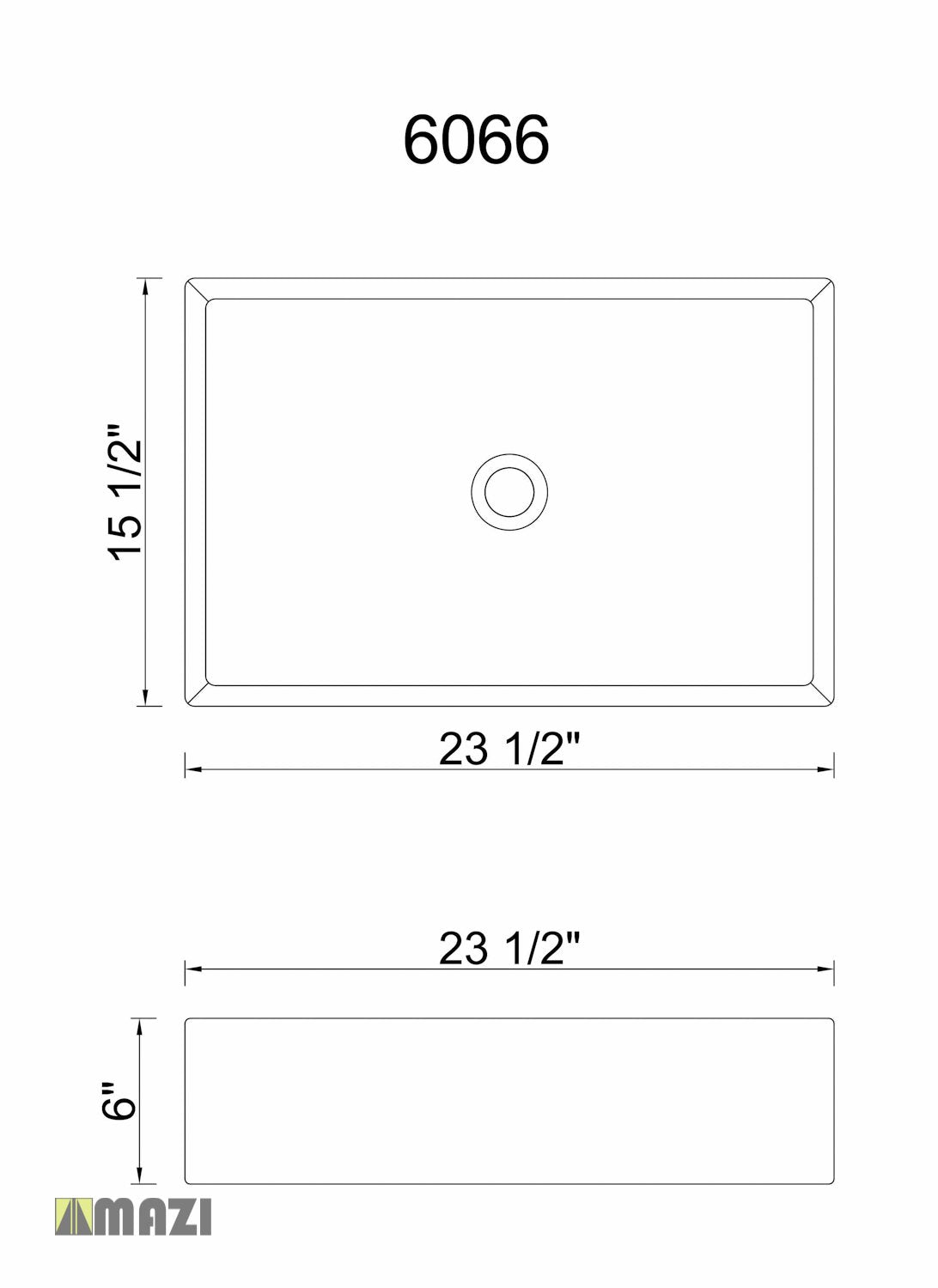 Ceramic Vessel Bathroom Sink 6066 - Modern Round Above Counter Bath Sink for Vanity & Powder Room - Perfect for Home, Hotel, and Restaurant Bathroom Renovations