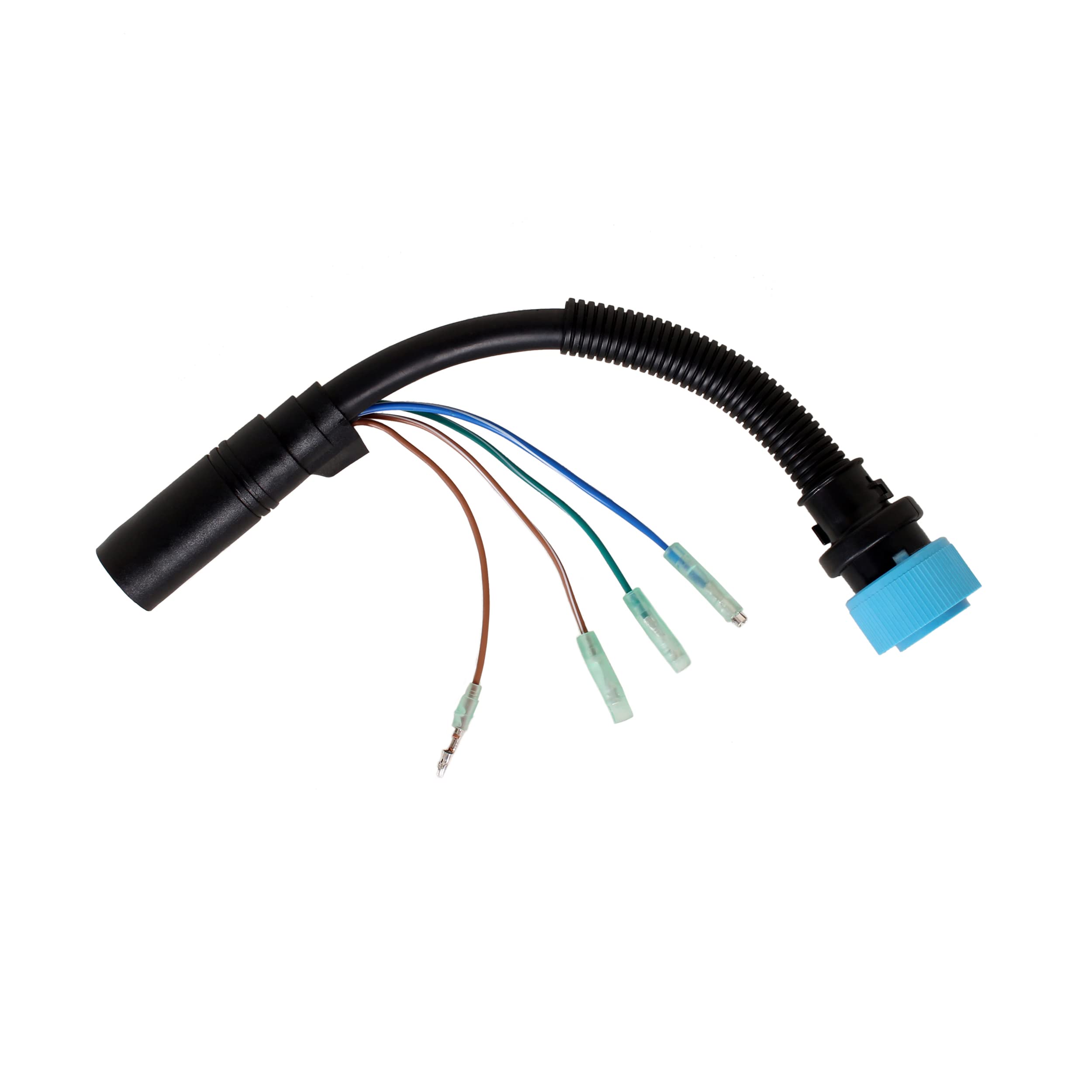 **Boat Motor Ignition Wire Adapter Harness Assembly 84-896542T01 for Mercury Mariner Quicksilver Mercruiser Outboard Engine Remote Control Box - 8 Pin to 14 Pin, 1ft (0.31m) - Perfect for Marine Engine Repairs & Upgrades**