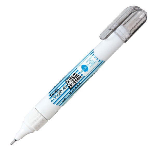 Pentel XEZL61W Extra Thin Correction Pen - Quick-Drying Whiteout for Precise Mistakes - Perfect for Office, School & Homework