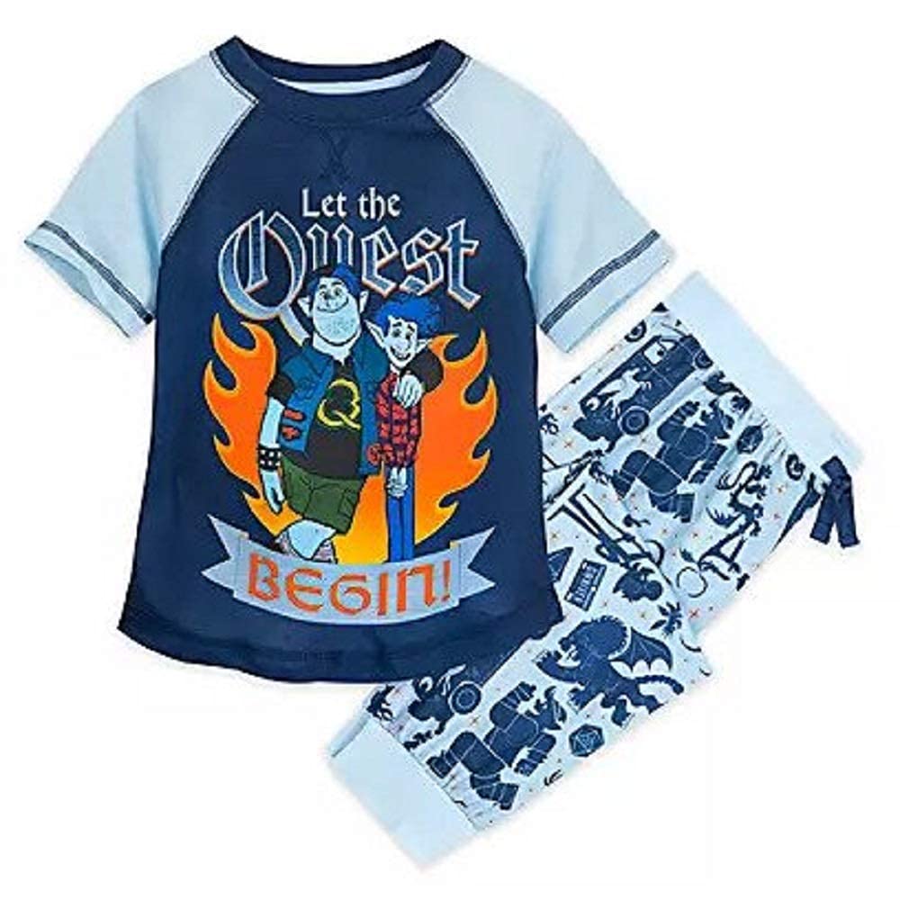 Onward Sleep Set for Boys (5/6) Blue - Comfortable 2-Piece Pajama Set for Kids - Perfect for Bedtime, Sleepovers & Cozy Nights