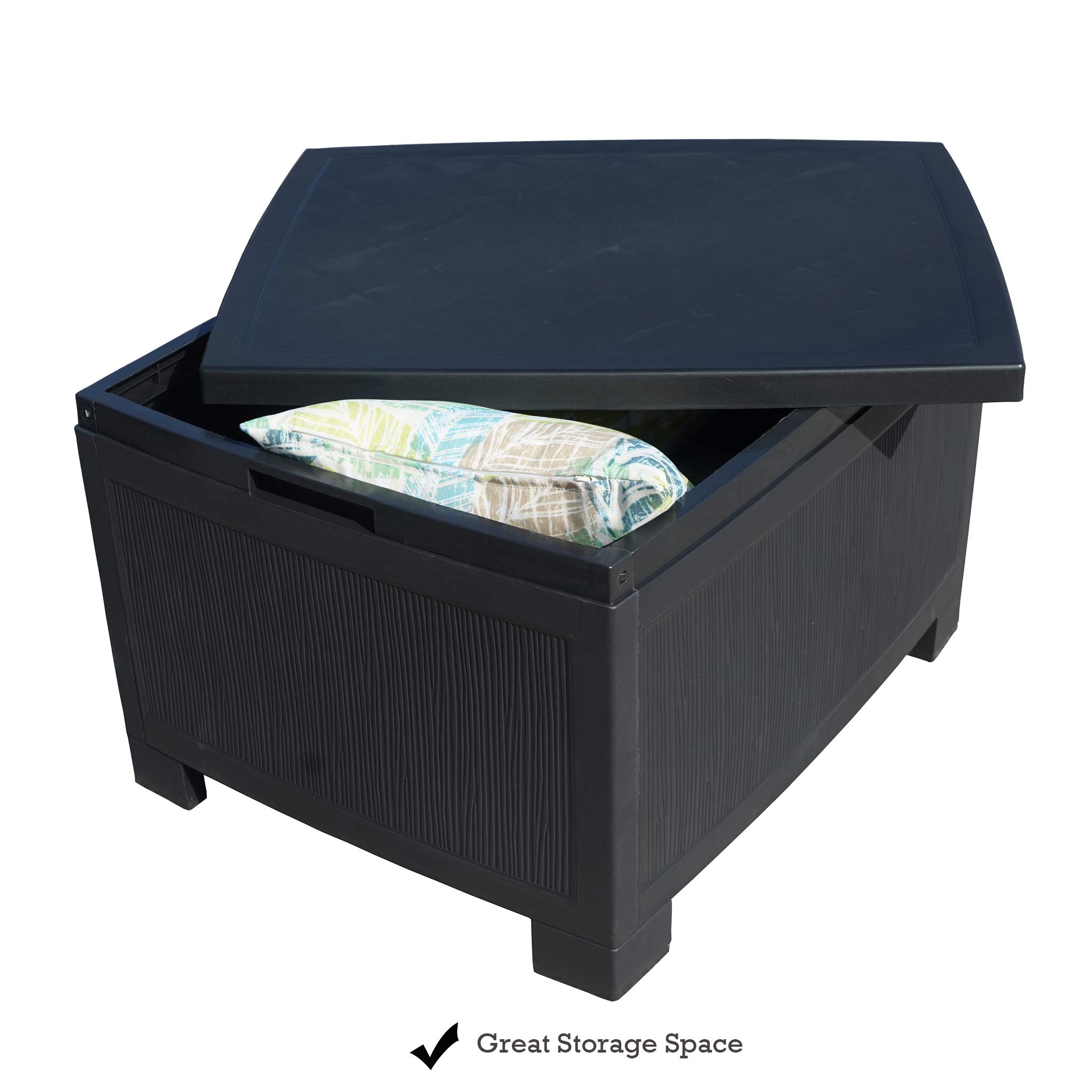 Kozyard New York 4-Piece All-Weather Outdoor Patio Furniture Set with Cushions - Perfect for Garden, Backyard, Porch or Living Room - Durable Conversation Set for Relaxing & Entertaining Outdoors