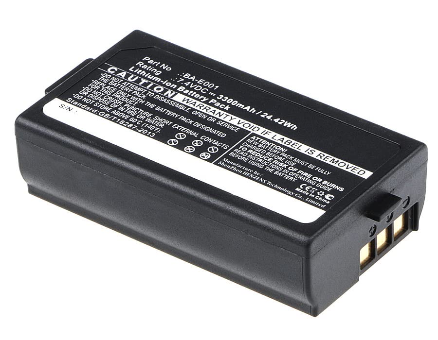 Synergy Digital High Capacity Li-ion 7.4V 3300mAh Replacement Battery for Brother PJ7 Printer - Perfect for Office Printing, Business Documents & Home Use
