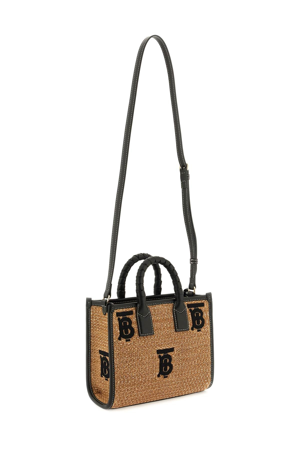 Burberry 'Freya' Mini Tote Bag for Women - Luxury Leather Crossbody Handbag - Perfect for Work, Travel & Everyday Use