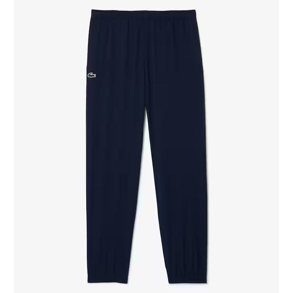 Lacoste Men's Novak Djokovic Tennis X Sweatsuit - Navy Blue & Green Athletic Jogger Set for Casual Wear & Sports Training