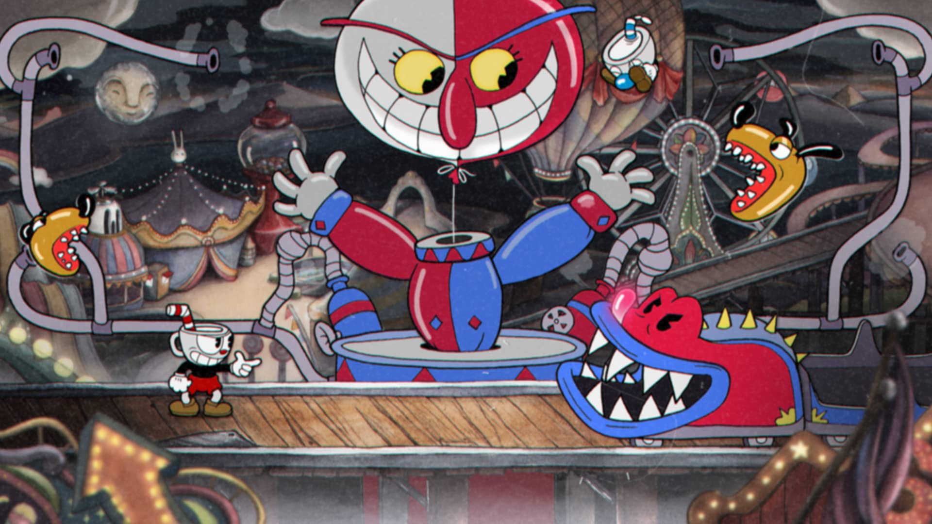 Cuphead - Classic Run and Gun Action Game for PlayStation 4 | Fun Multiplayer Adventure for Family Game Nights