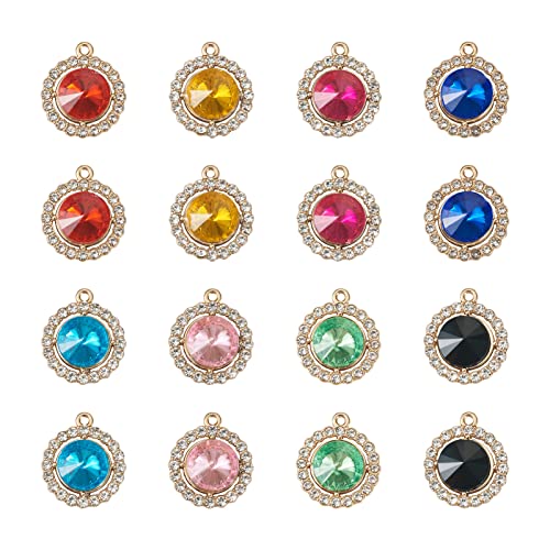 Mixed Color Flat Round