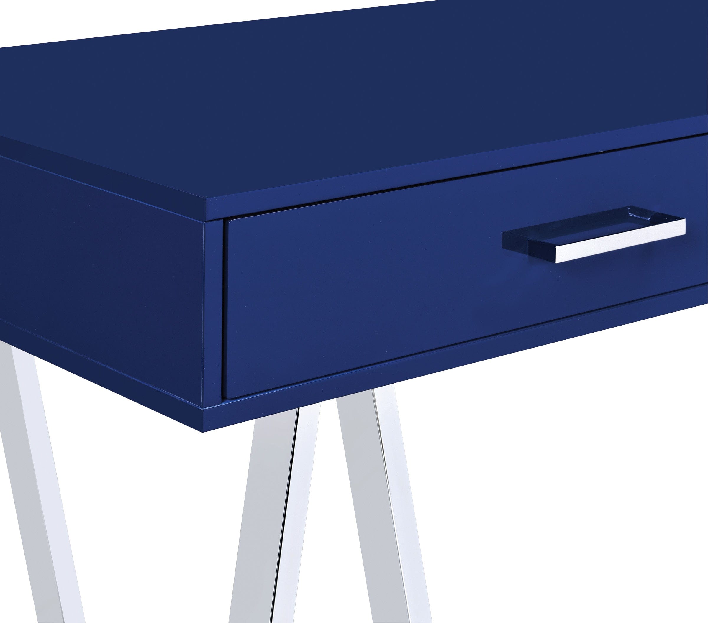Office Star Vivid 2 Drawer Writing Desk [VVD5422] - Modern Home Office Desk with Storage for Small Spaces, Perfect for Remote Work & Study
