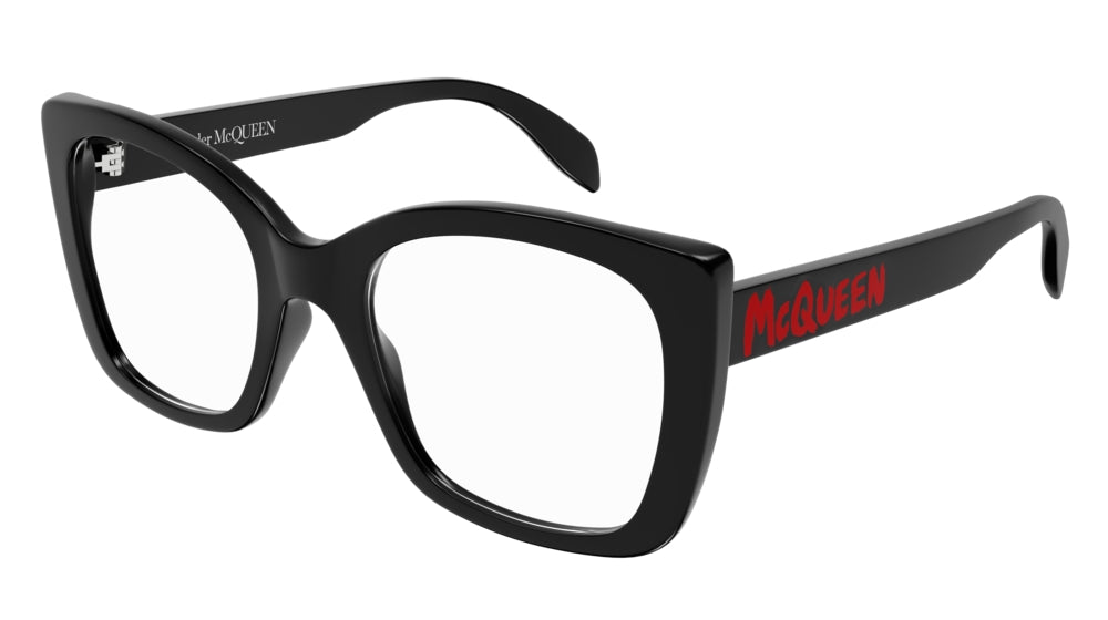 Alexander McQueen AM0351O Casual Eyeglasses for Men & Women - Stylish & Lightweight Frames for Everyday Wear, Work, and Fashion Outfits