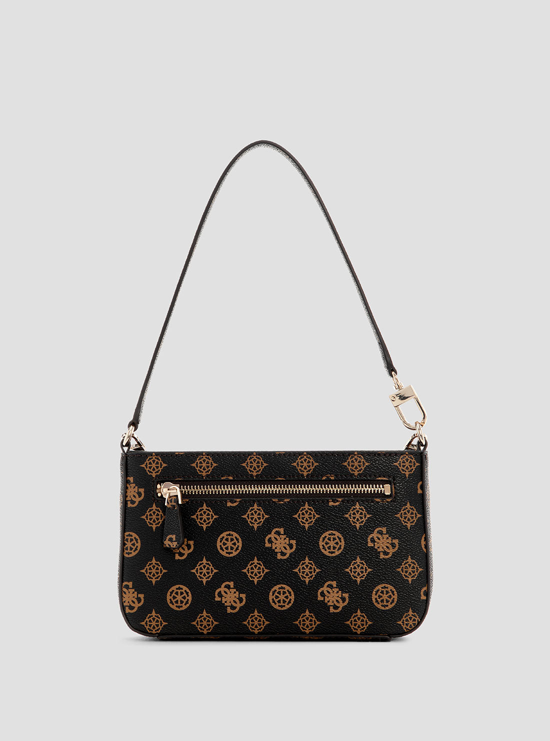 Noelle Mini Shoulder Bag for Women - Brown Leather Crossbody Purse with Logo - Perfect for Work, Travel & Everyday Use