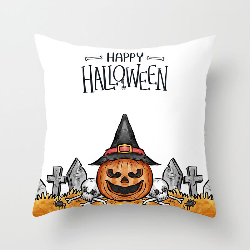 Spooky Halloween Pillowcase - Soft & Comfortable Decorative Pillow Cover for Halloween Decorations - Perfect for Home, Party, and Seasonal Decor