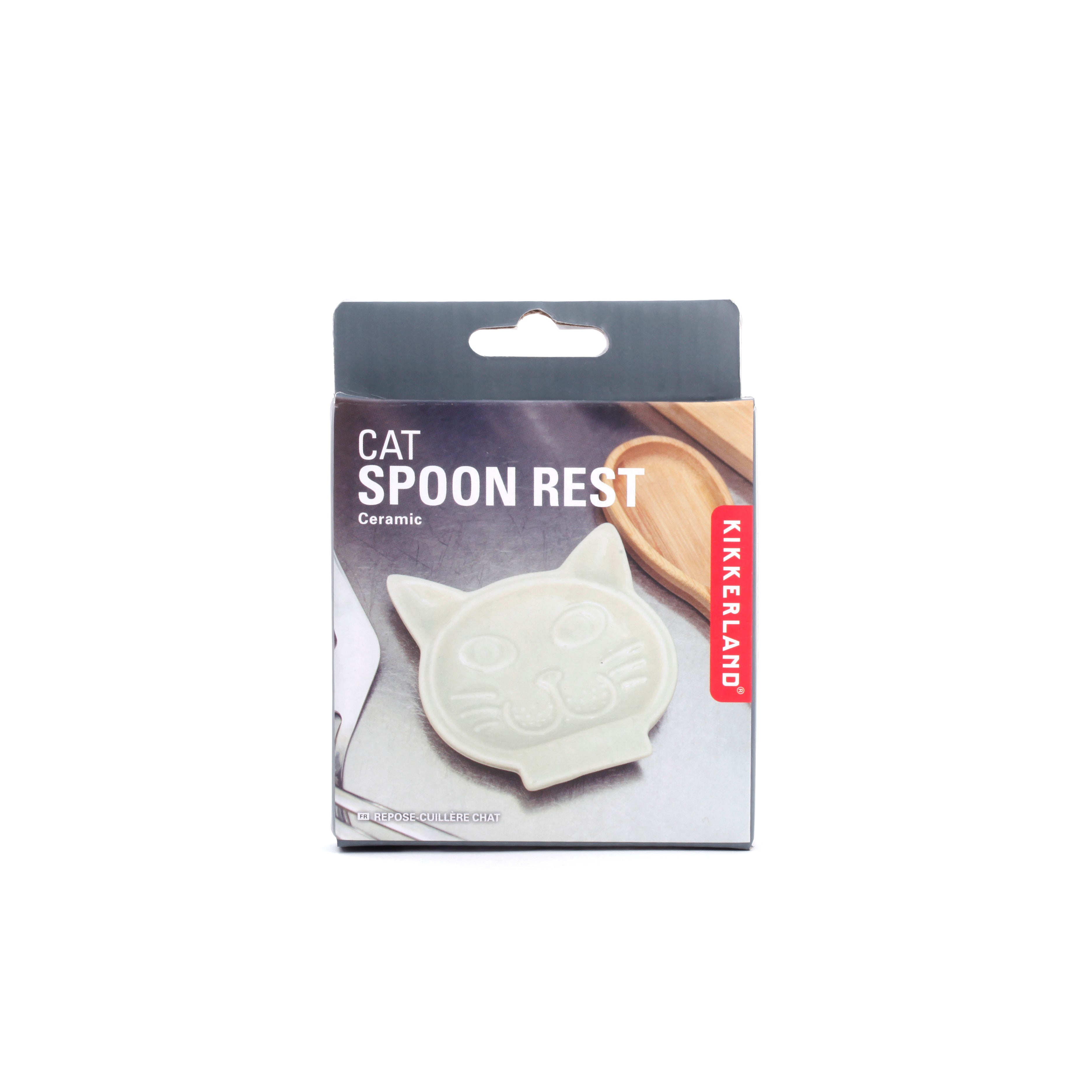 Cat Spoon Rest - Non-Slip Silicone Spoon Holder for Cooking, Baking & Serving - Perfect for Kitchen Countertop, Stovetop & Dining Table Use