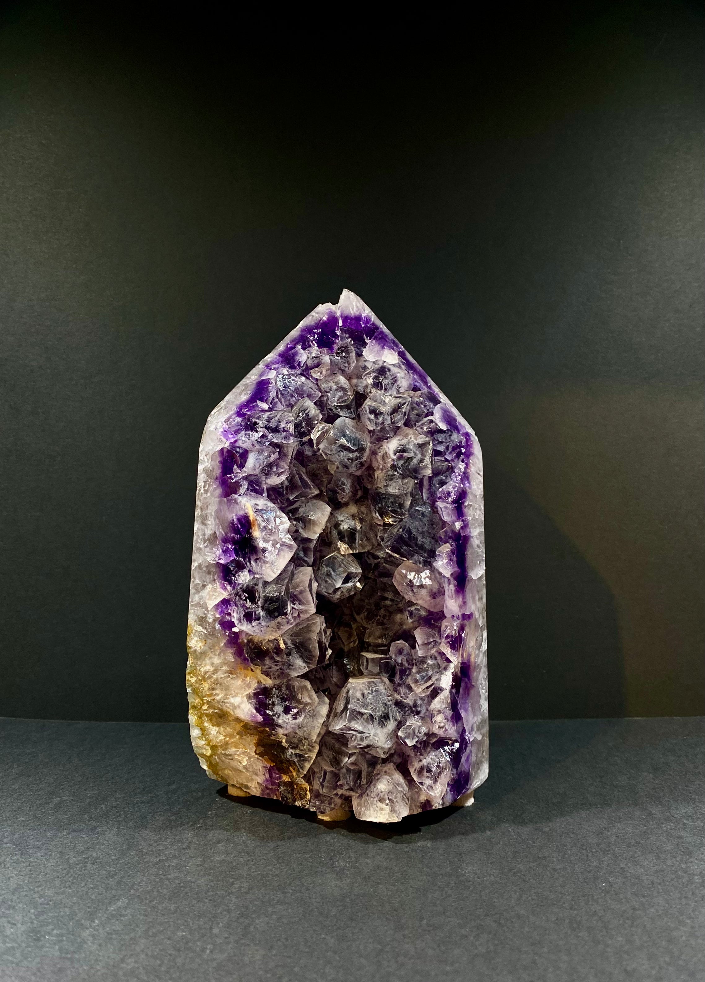 Natural Amethyst Crystal Point - Healing Stone for Meditation, Chakra Balancing & Home Decor | Perfect for Spiritual Gifts & Energy Cleansing