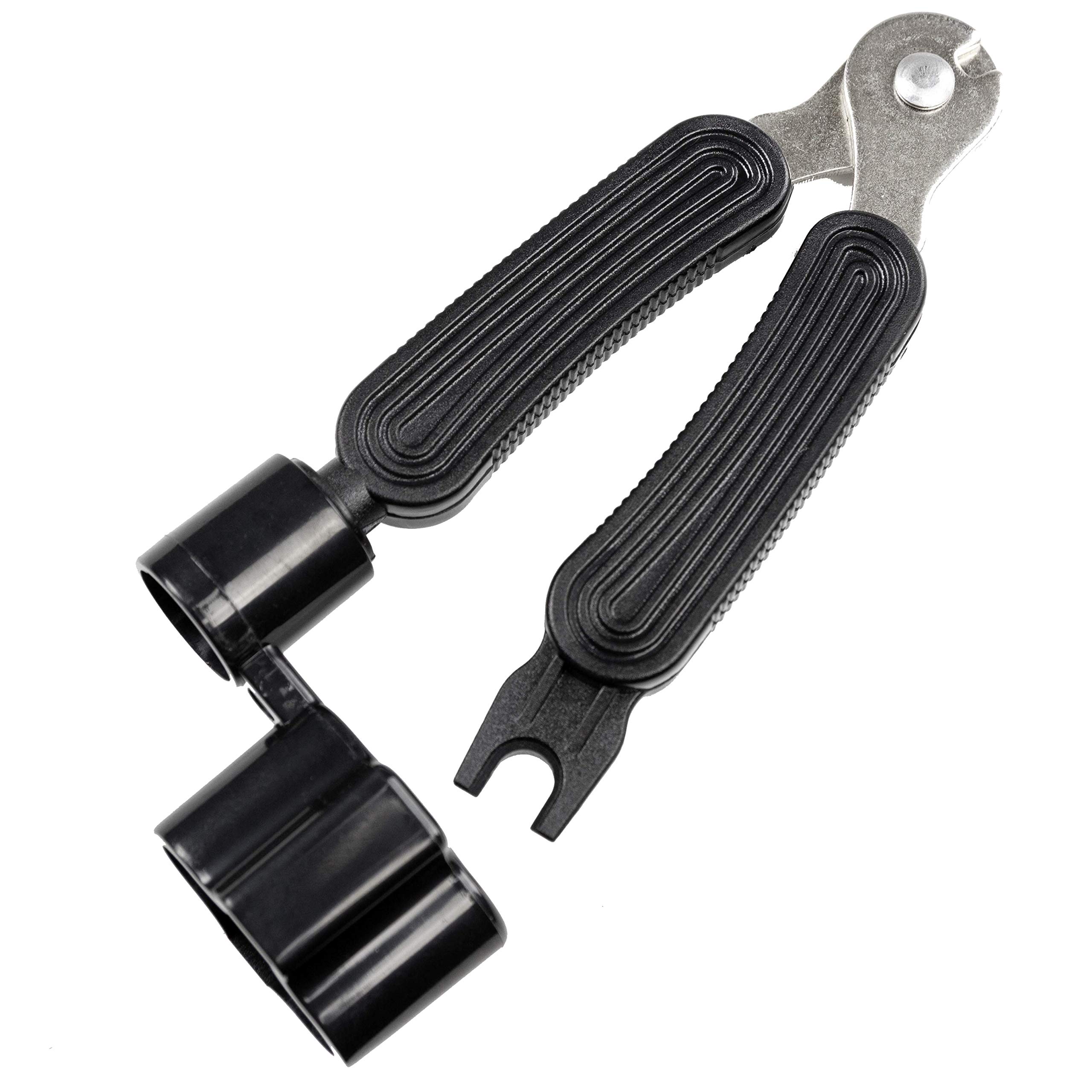 RockJam RJACC01 Complete Guitar Accessories Kit - Includes Hanger, Capo, Electric & Acoustic Strings, Tuner Multi-Tool, Plectrums & Pick Holder | Perfect for Guitar Maintenance, Practice & Performance