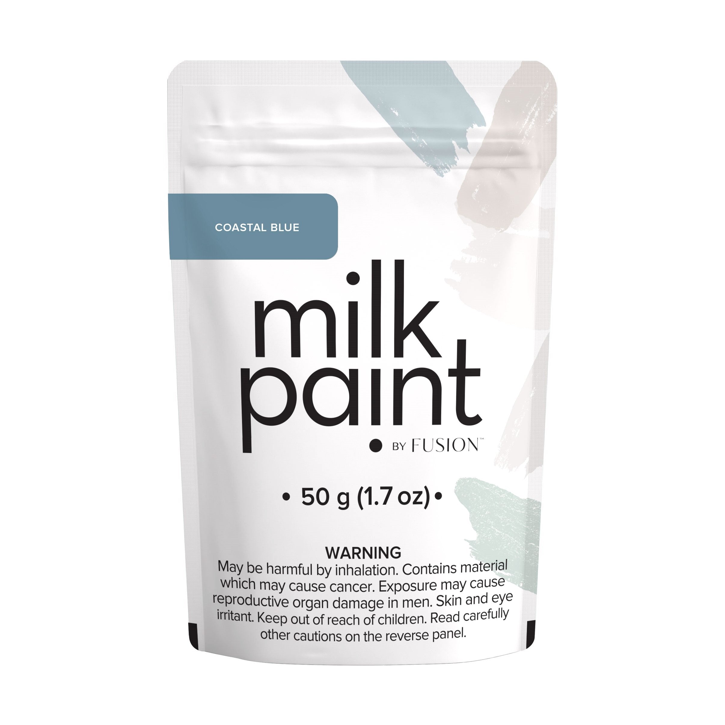 Coastal Blue Fusion Milk Paint - Premium Chalk Style Paint for Furniture, Cabinets & DIY Home Decor - Perfect for Shabby Chic, Vintage & Farmhouse Style Projects