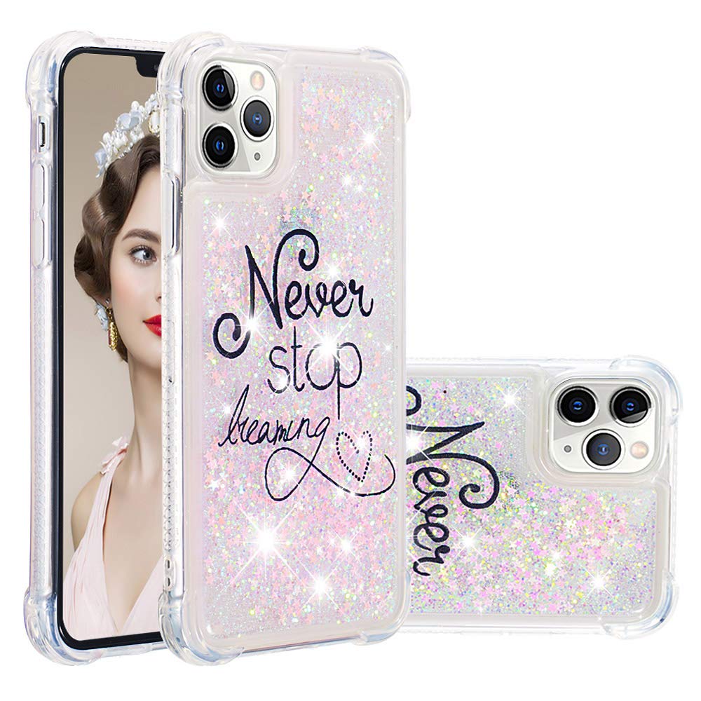 iPhone 11 Pro Max Case - UZER Shockproof Cartoon Glitter TPU Protective Cover for iPhone 11 Pro Max 6.5 Inch (2019) | Cute Bling Diamond Design | Perfect for Daily Use, Travel & Gift Giving