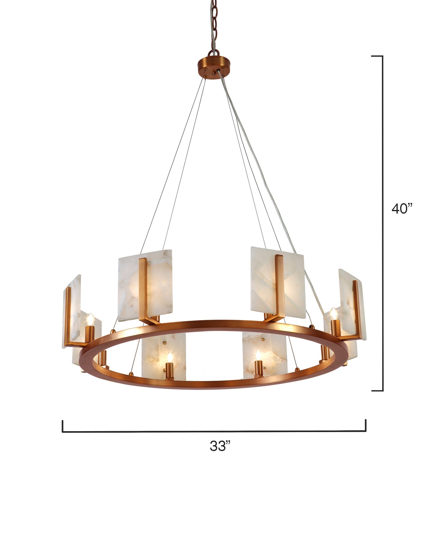 Large Halo Chandelier - Modern Crystal Ceiling Light Fixture for Dining Room, Living Room & Bedroom | Elegant Lighting for Home Decor & Wedding Events