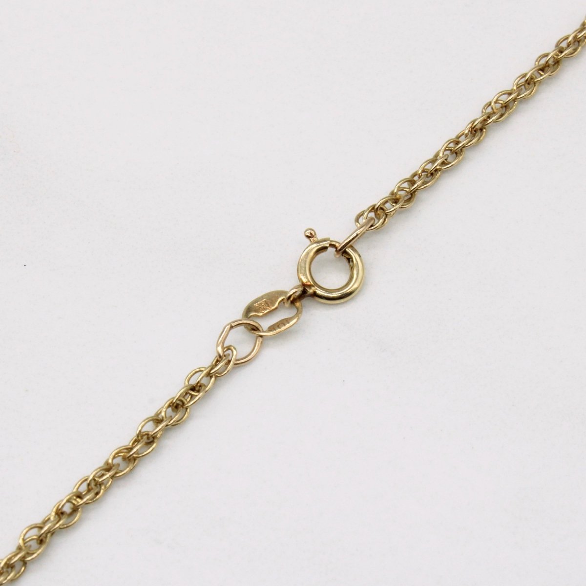 10K Yellow Gold Chain Necklace for Women - 24 Inch Solid Gold Rope Chain - Elegant Jewelry Gift for Her - Perfect for Everyday Wear, Parties & Special Occasions