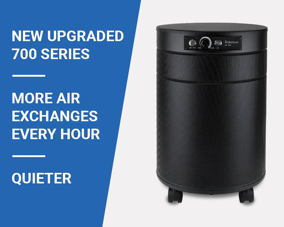 Airpura UV700 HEPA Air Purifier for Germs, Mold, and Allergens - Covers 2500 sq. ft. - Ideal for Home, Office, and Basement Use