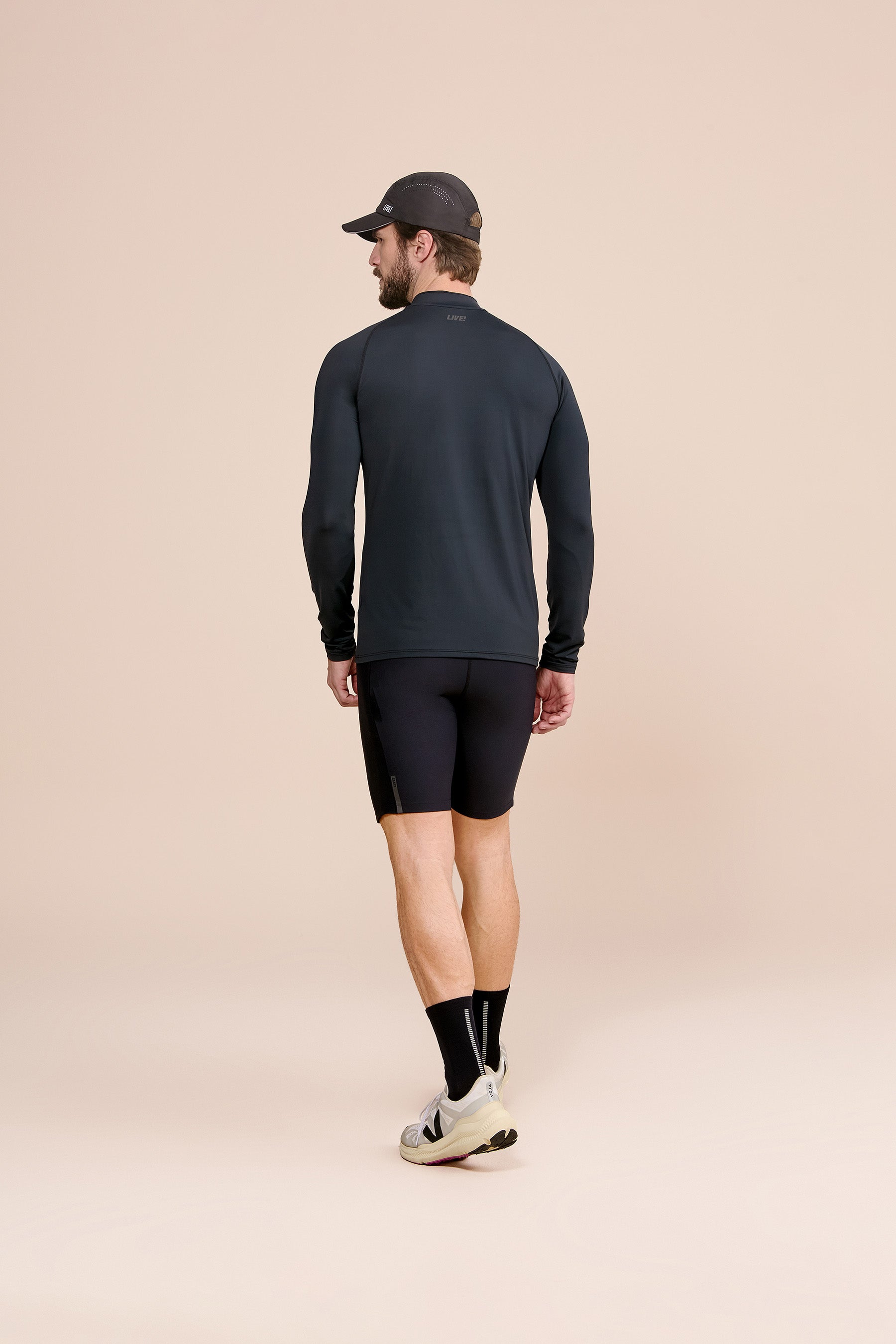 Harmony Long Sleeve Raglan Zip T-Shirt for Men & Women - Comfortable Casual Pullover Top for Workout, Yoga, and Everyday Wear