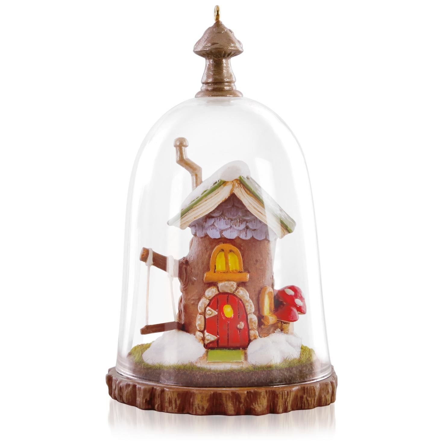 Hallmark Home Sweet Gnome Glass Christmas Ornament 2015 - Perfect for Tree Decorations, Gift Giving & Holiday Collectibles