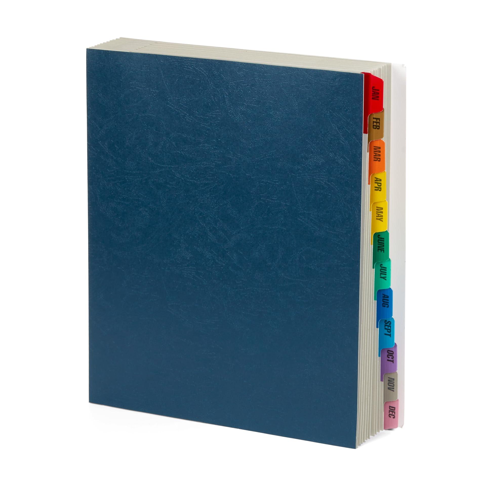 Blue Summit Expanding Desk File Organizer - Letter Size with 12 Monthly Dividers for Home Office & School Organization | Perfect for Document Storage, Bill Management & Paperwork Sorting