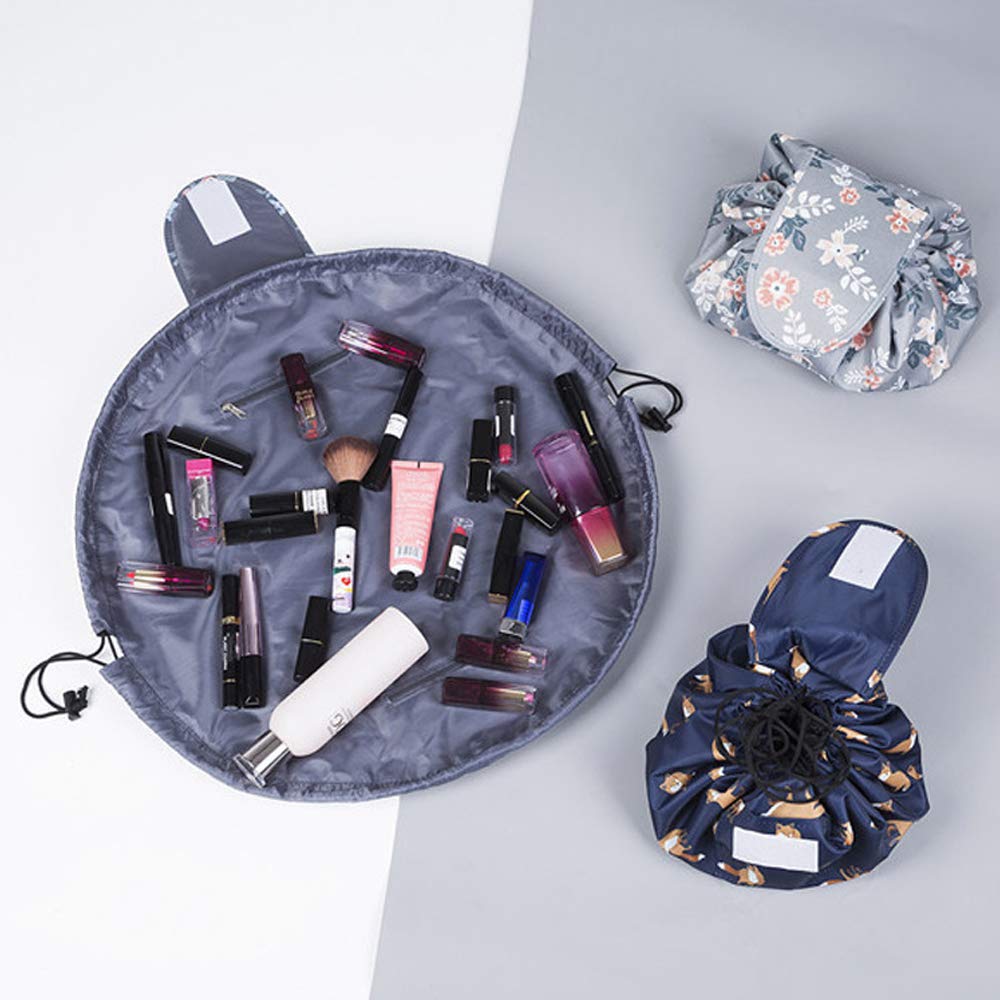 Waterproof Travel Cosmetic Bag - Large Capacity Makeup Organizer for Beauticians, Portable Quick Pack for Gym, Beach & Airplane Travel