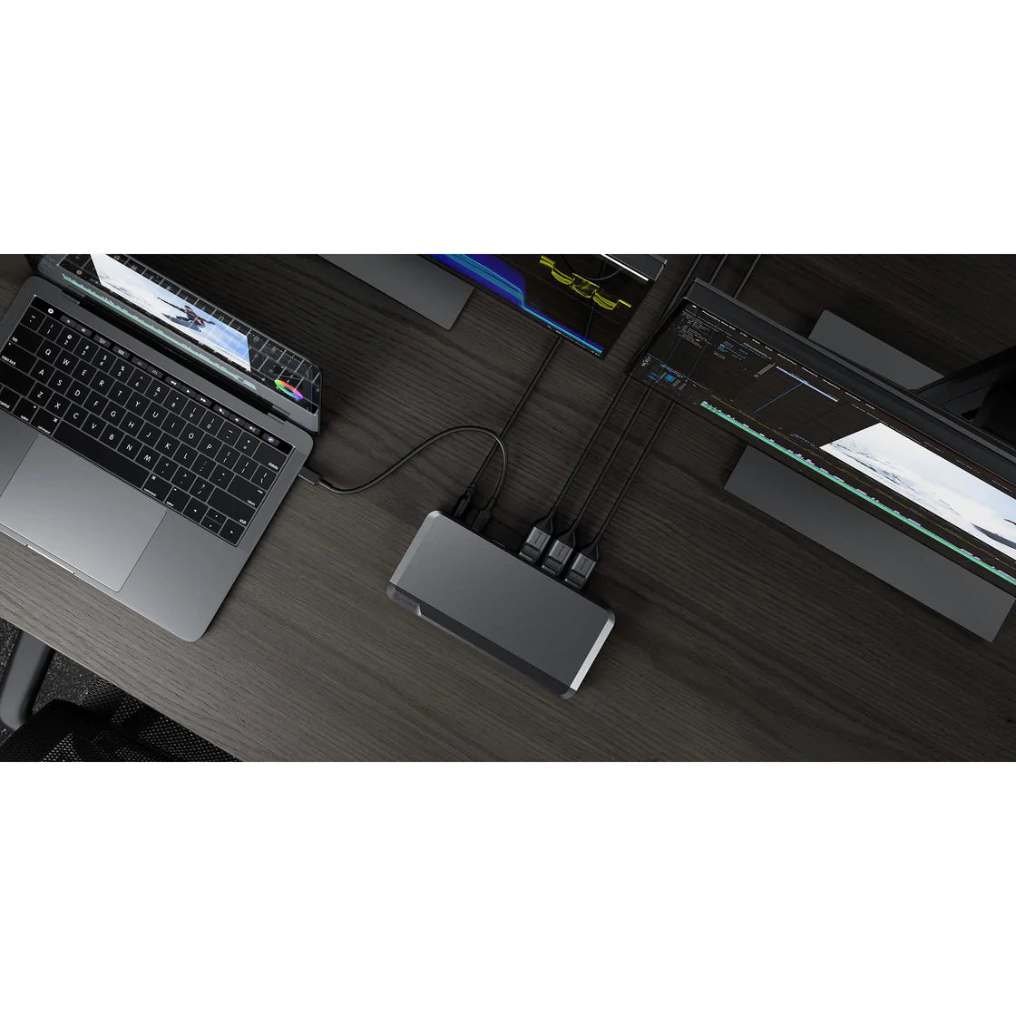 ALOGIC Triple 4K Display Universal Docking Station DX3 - 100W Power Delivery for Laptop Charging, 3x DisplayPort 4K 60Hz Support - Ideal for Home Office, Gaming & Multi-Monitor Workstations