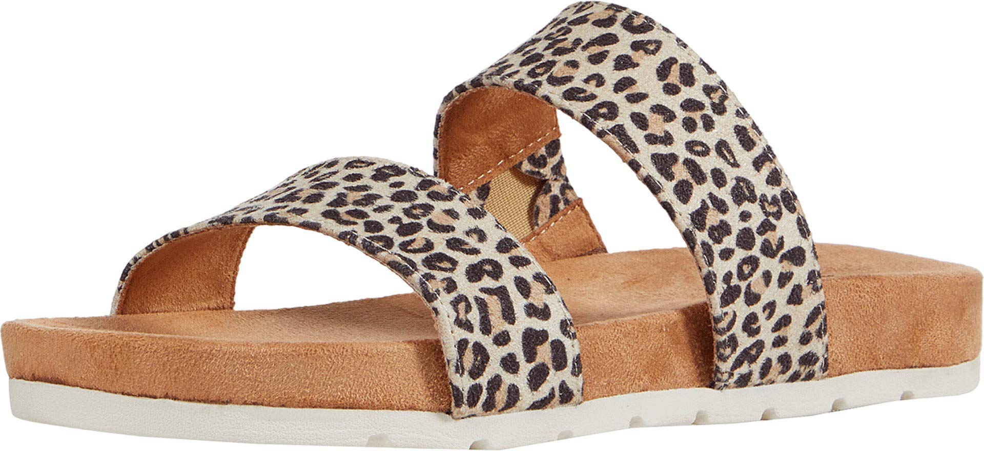 White Mountain Women's Tahlie Slide Sandal - Comfortable Summer Beach Shoes