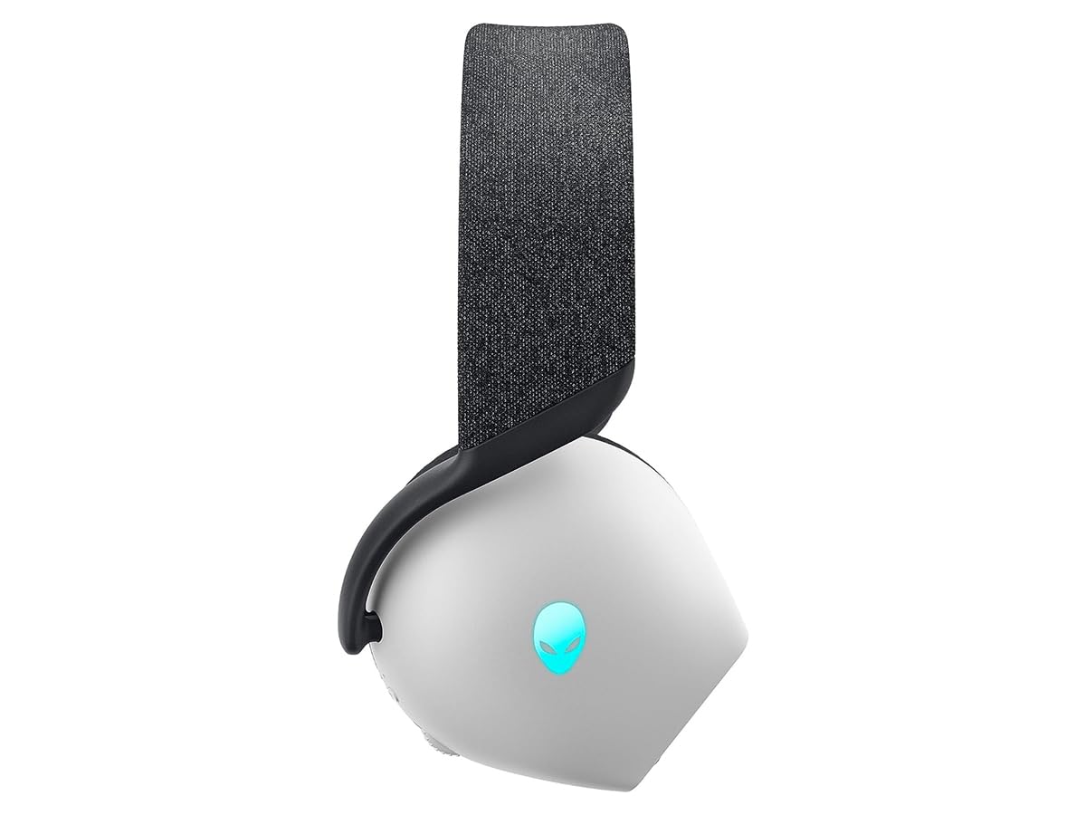 Dell Alienware AW720H Dual-Mode Wired/Wireless Gaming Headset with Microphone - Lunar Light (Renewed) - Perfect for PC, PS5, Xbox & Mobile Gaming