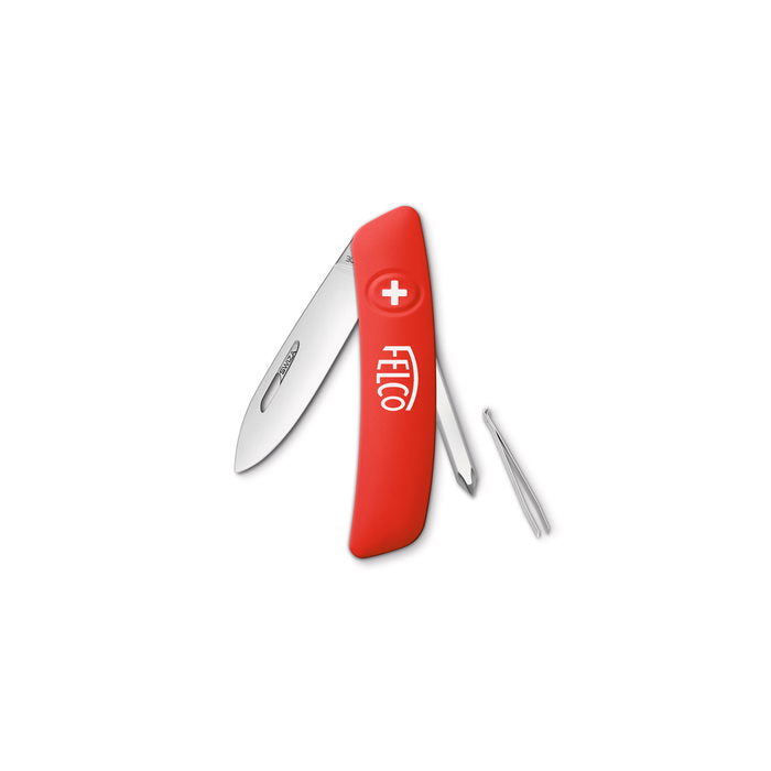 Felco F502 Multi-Function Swiss Army Knife with Screwdriver, Scissors, Bottle Opener & More - Perfect for Camping, Hiking, Travel & Everyday Carry (EDC)