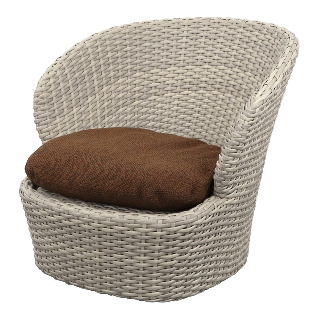 Premium Coast Lounge Chair with 360° Swivel Base - Modern Patio Furniture for Outdoor Relaxation, Poolside Lounging & Backyard Decor