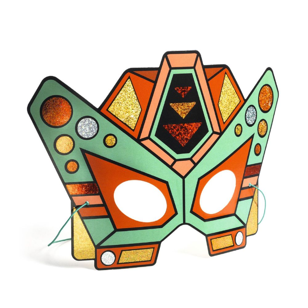 DIY Super Robot Masks Craft Kit for Kids - Creative Art Project for Parties, Halloween & Dress-Up Play