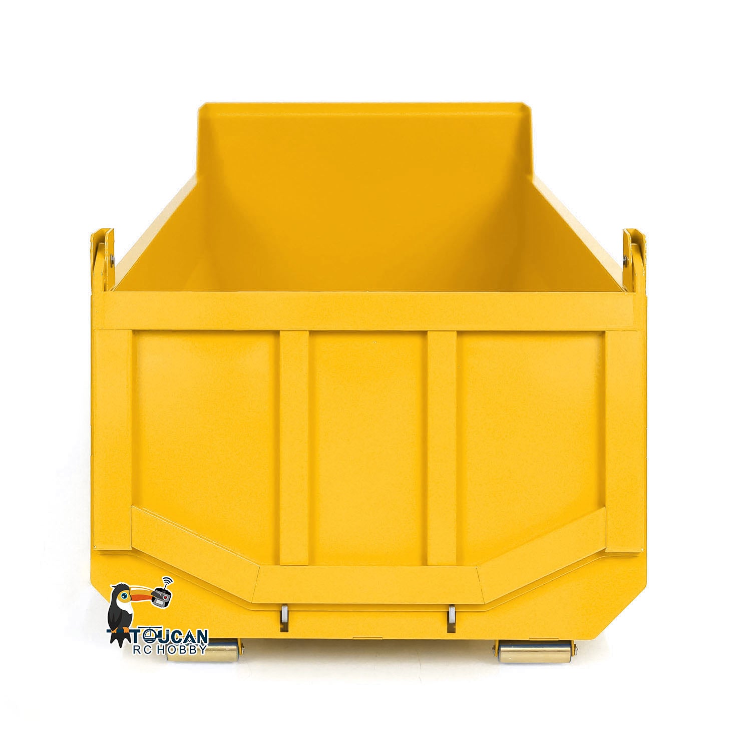 1/14 Scale Painted U-Shaped Short Bucket for 10x10 Hydraulic RC Full Dump Truck & 8x8 Radio Controlled Cars - DIY Model Parts for Construction Simulation & Off-Road Play