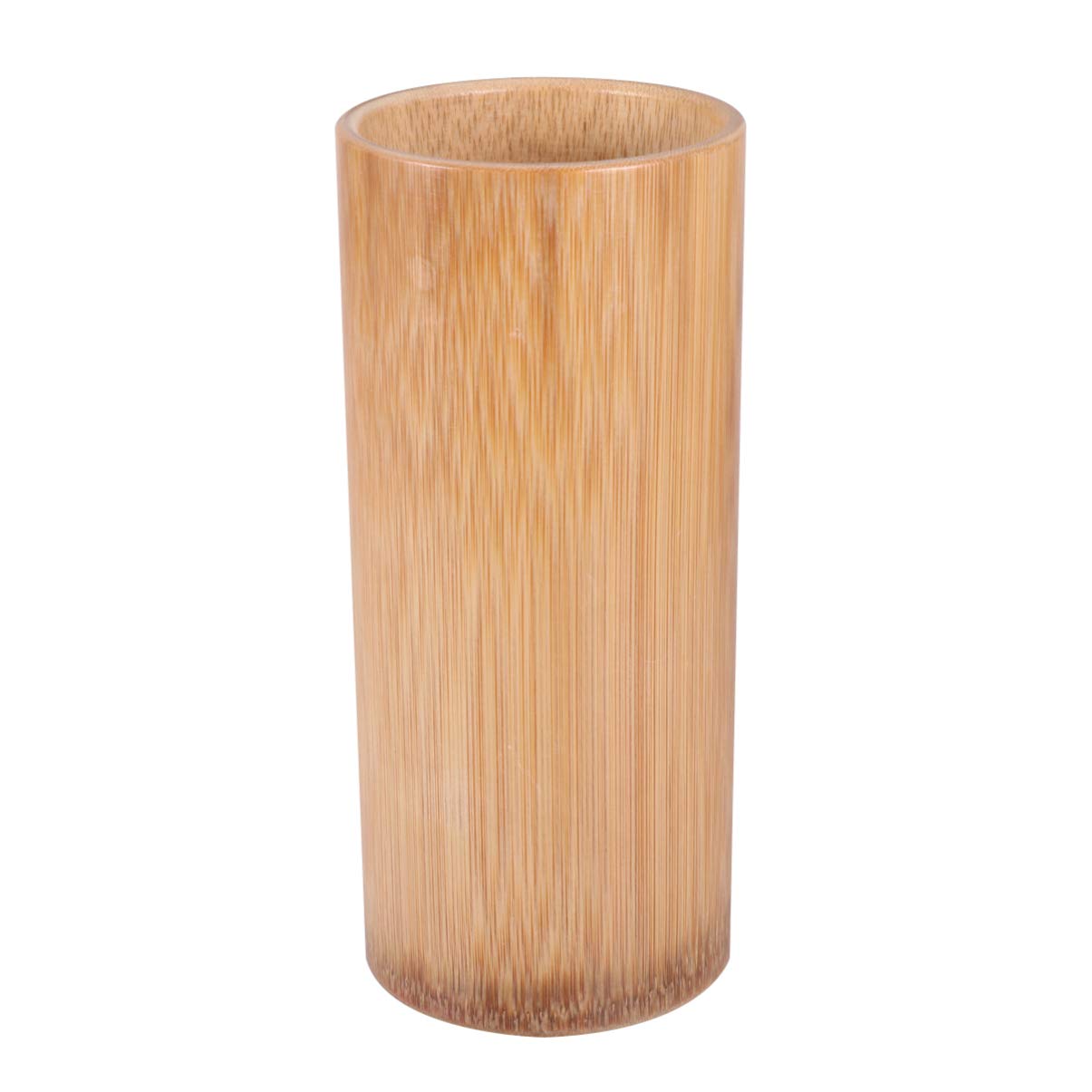 Bamboo Kitchen Utensil Holder - 20cm Chopsticks Storage Barrel, Spoon Fork Organizer, Cutlery Container for Countertop & Dining Table Organization