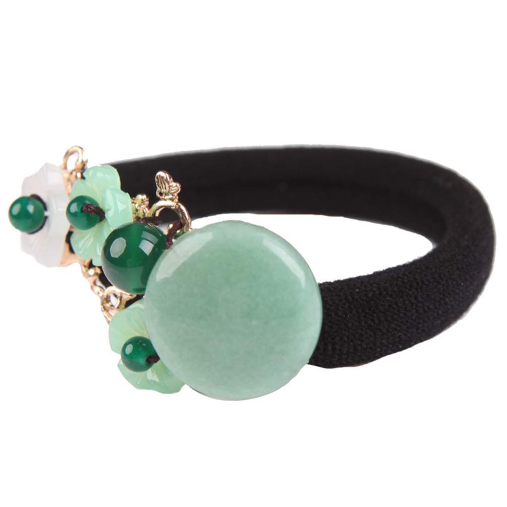 Stylish Retro Cloth Hair Ties for Women - Soft Stretch Headbands, Ponytail Holders & Bow Hair Accessories | Perfect for Everyday Wear, Workouts, and Vintage Fashion Looks